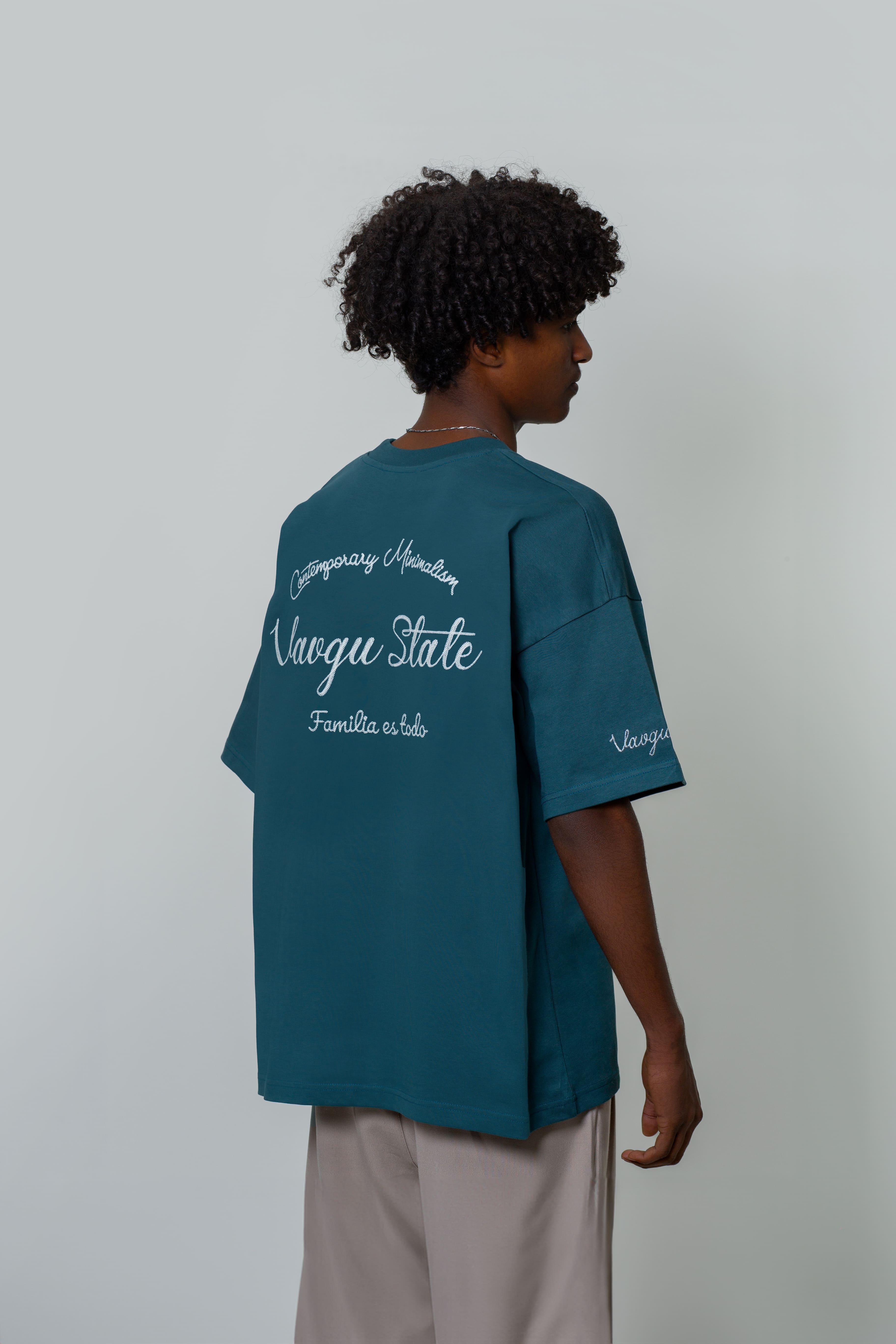 zincir nakış t-shirt/nefti