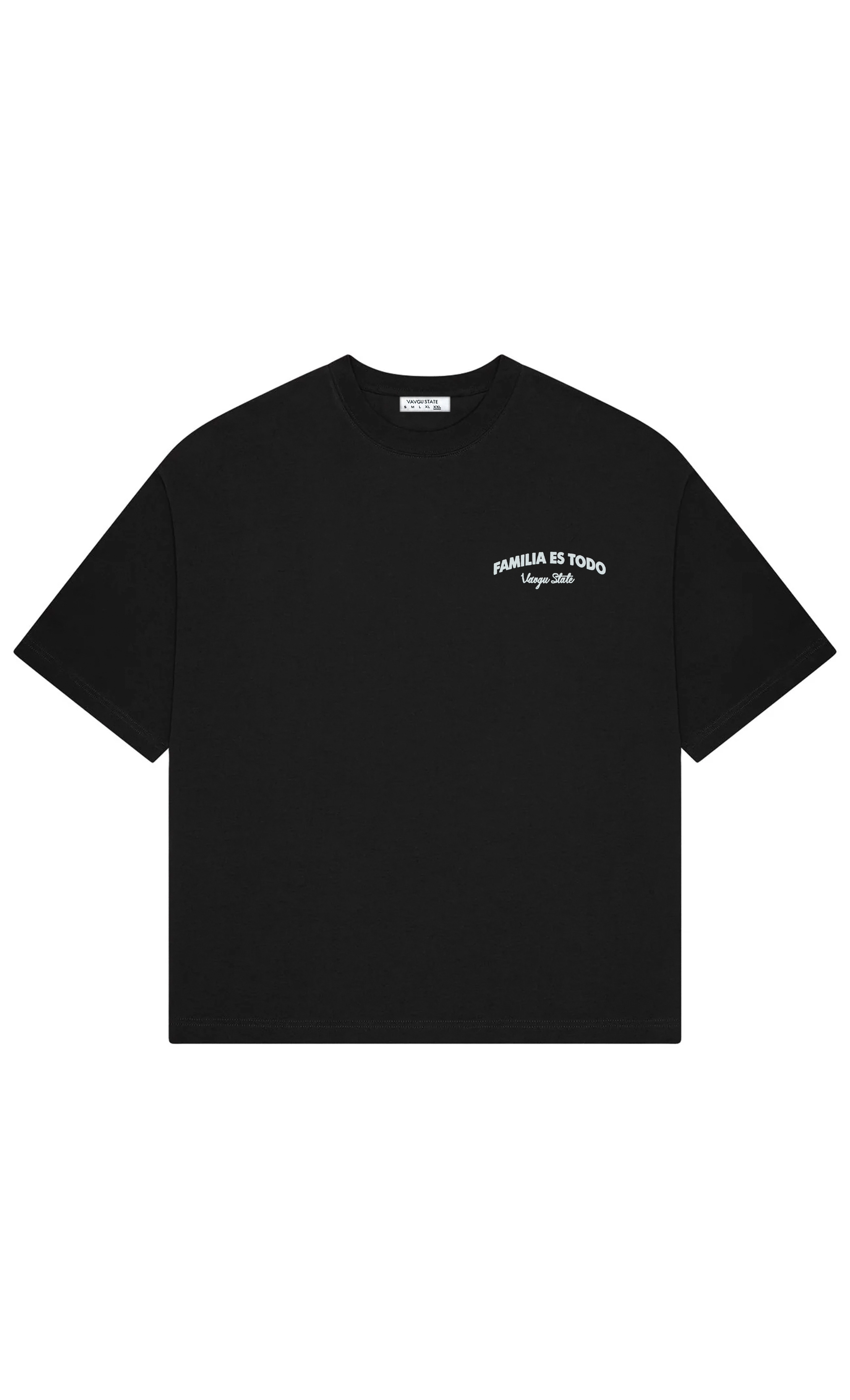 eğimli fam. t-shirt/siyah