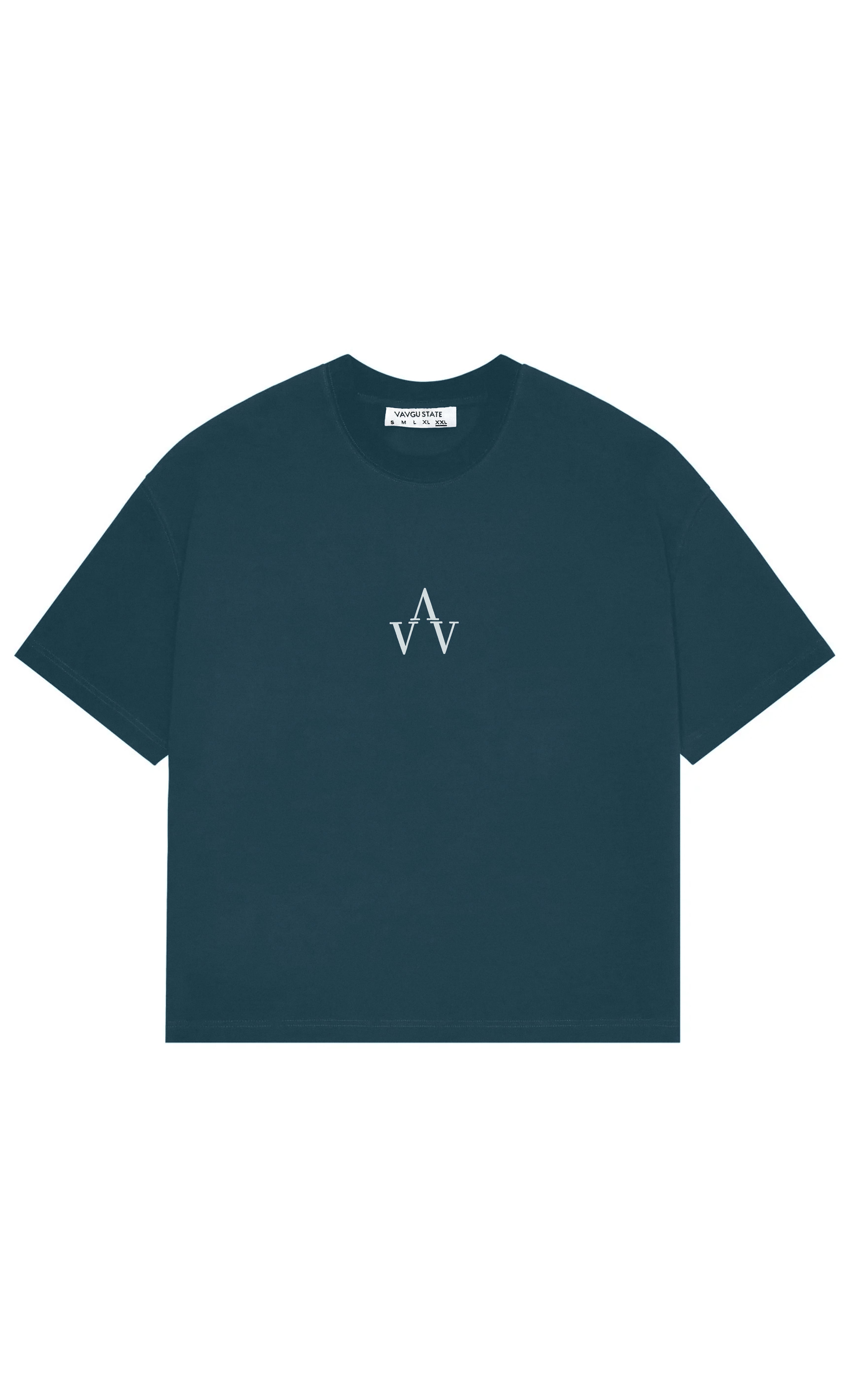 amblemli basic t-shirt/nefti