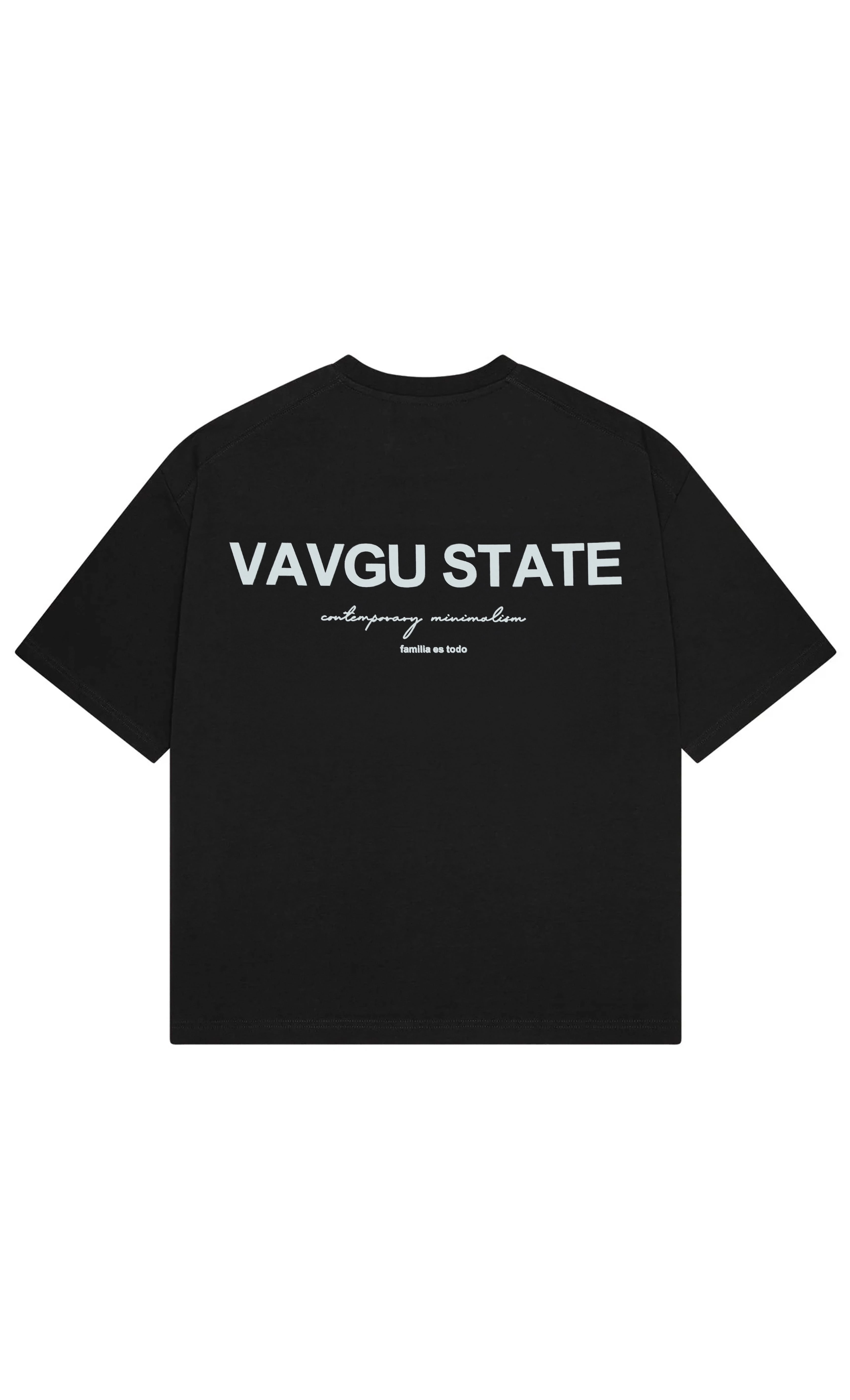 contemporary minimalism t-shirt/siyah