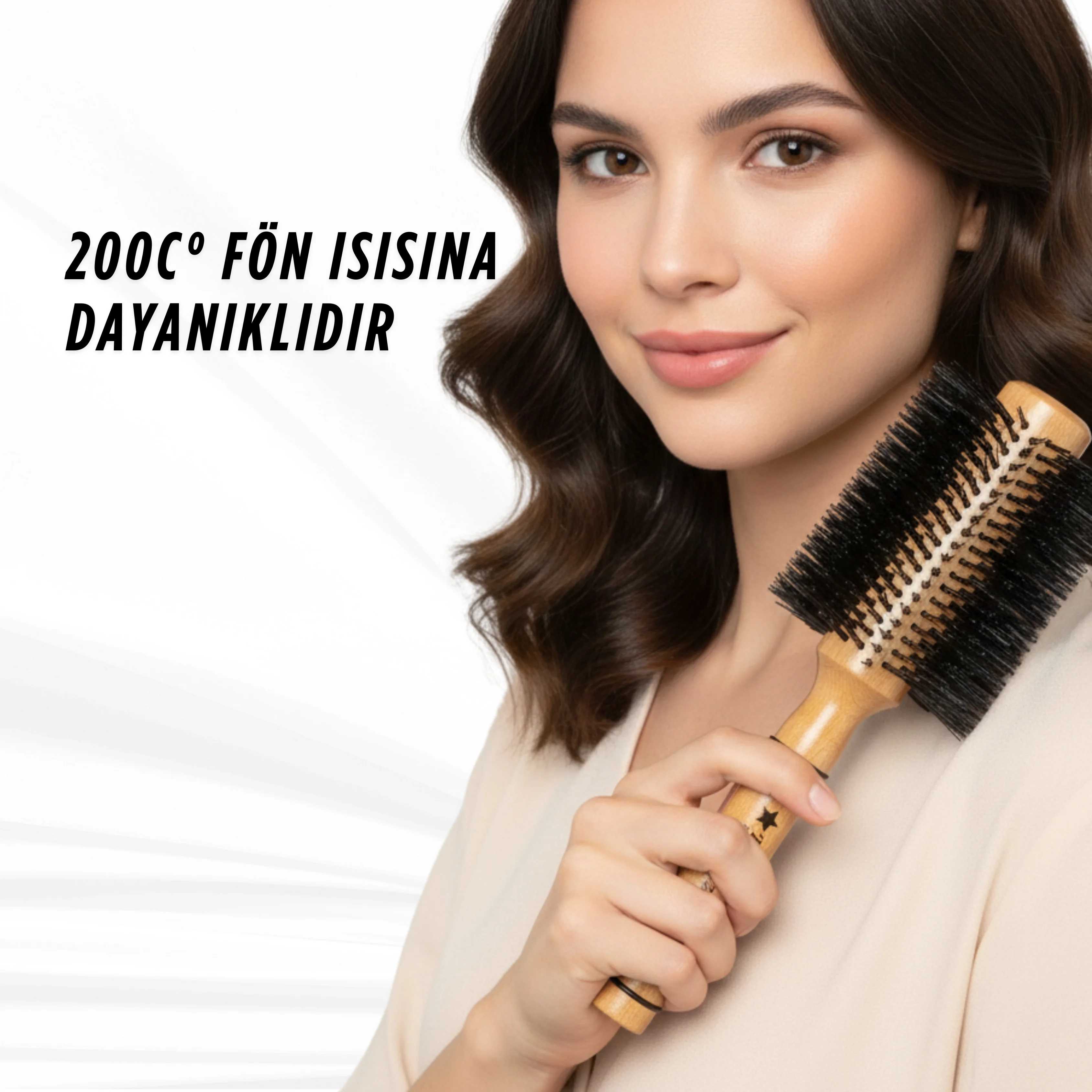 Elsa Professional 2004 Natürel Saç Fırçası
