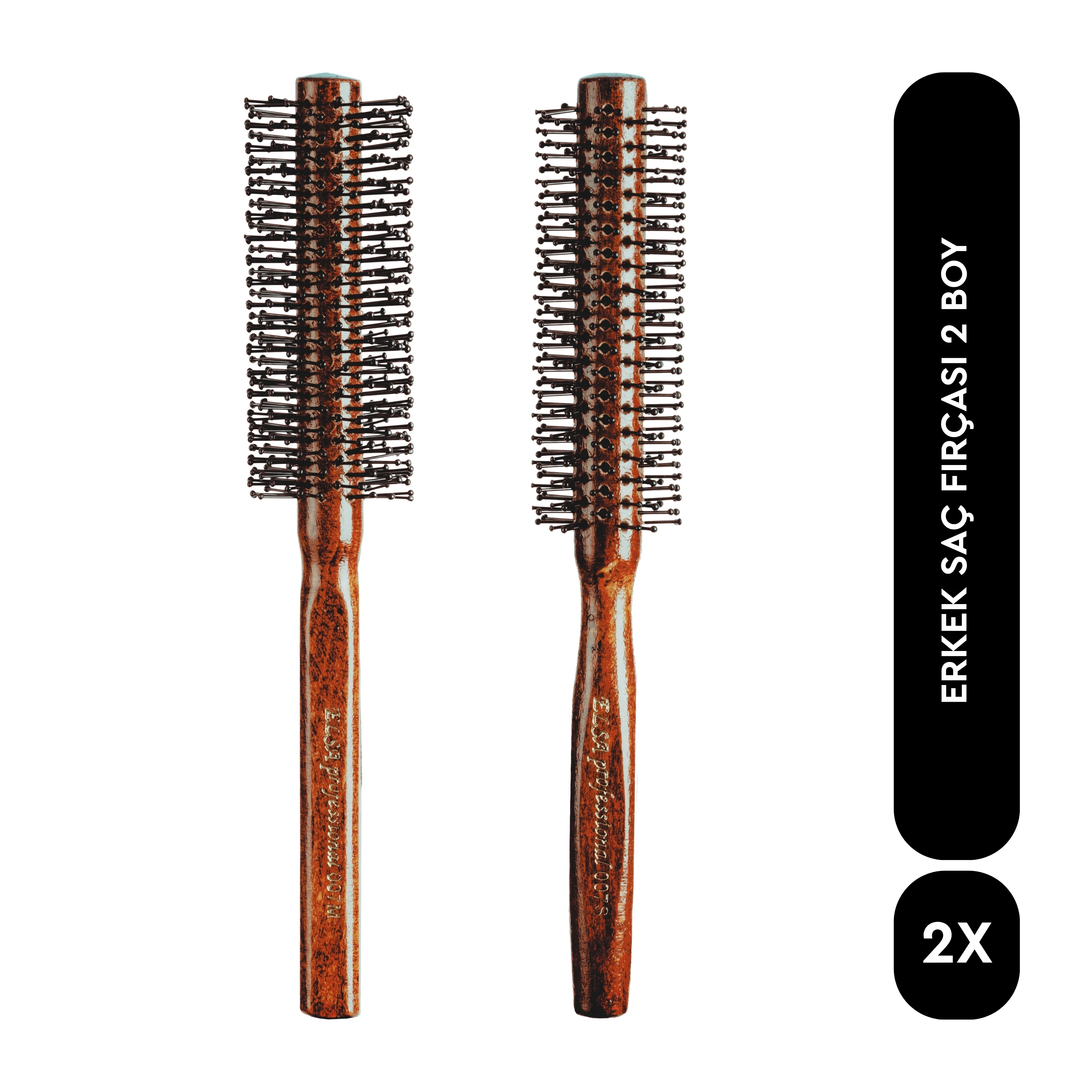 Professional 007 Büyük Ve 007 Ufak Saç Fırçası (2'Lİ)