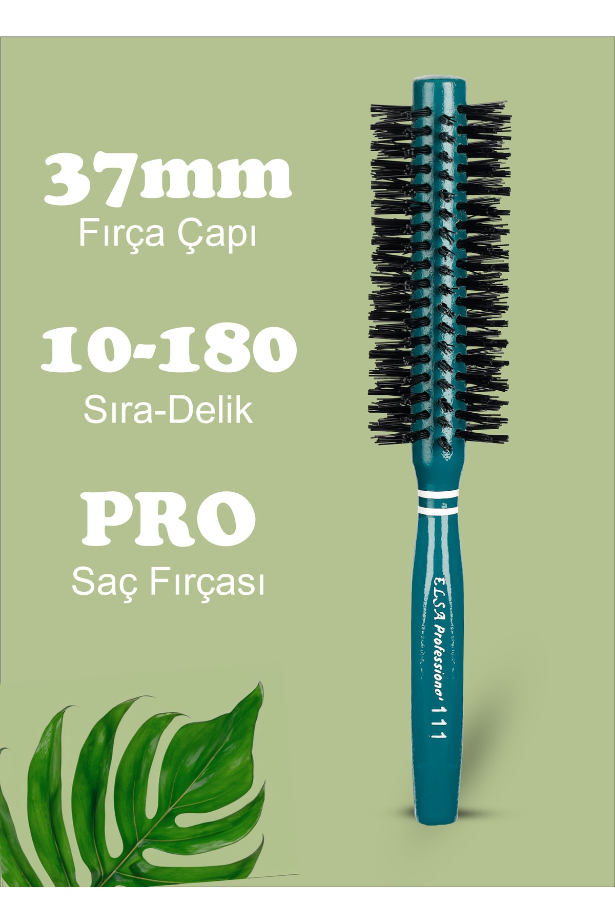 Professionl 2'li Yeşil Saç Fırçası
