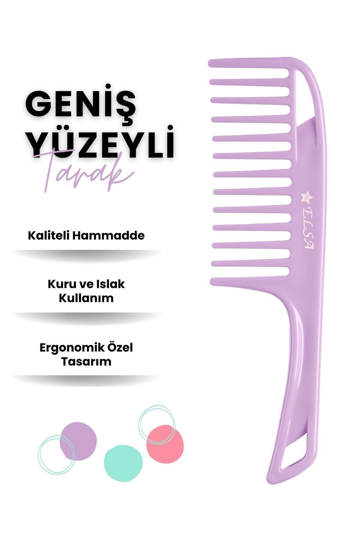 Professional 0345 Geniş Tarak 3X Krepe Tarak Hediyeli