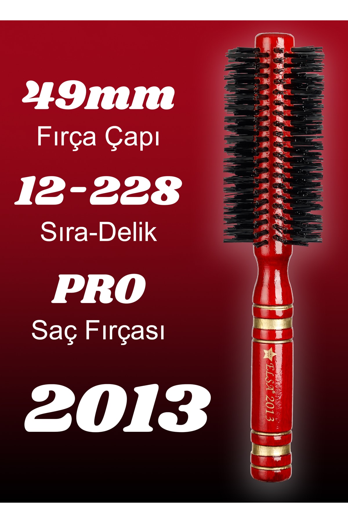 Professional 2013 Kırmızı Saç Fırçası