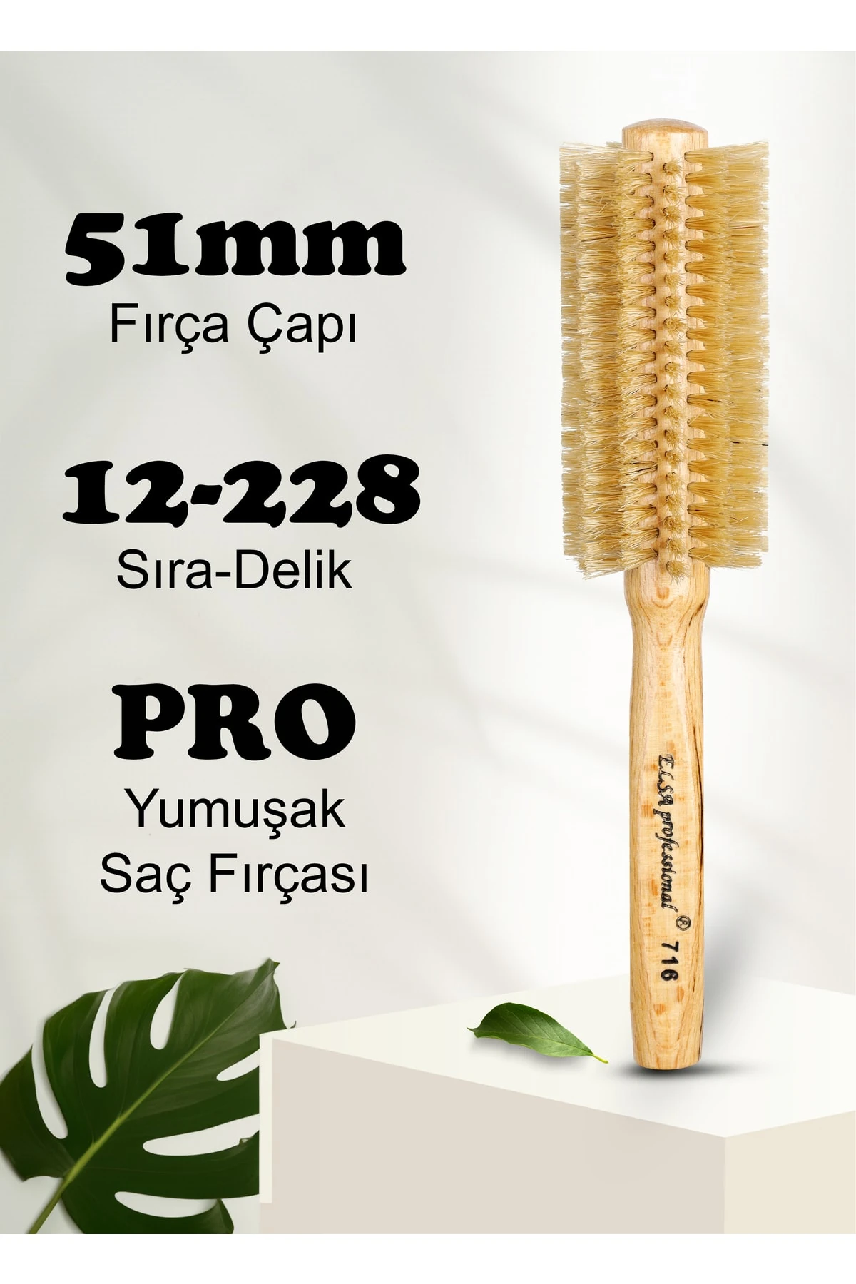 Professional 716 Doğal Saç Fırçası