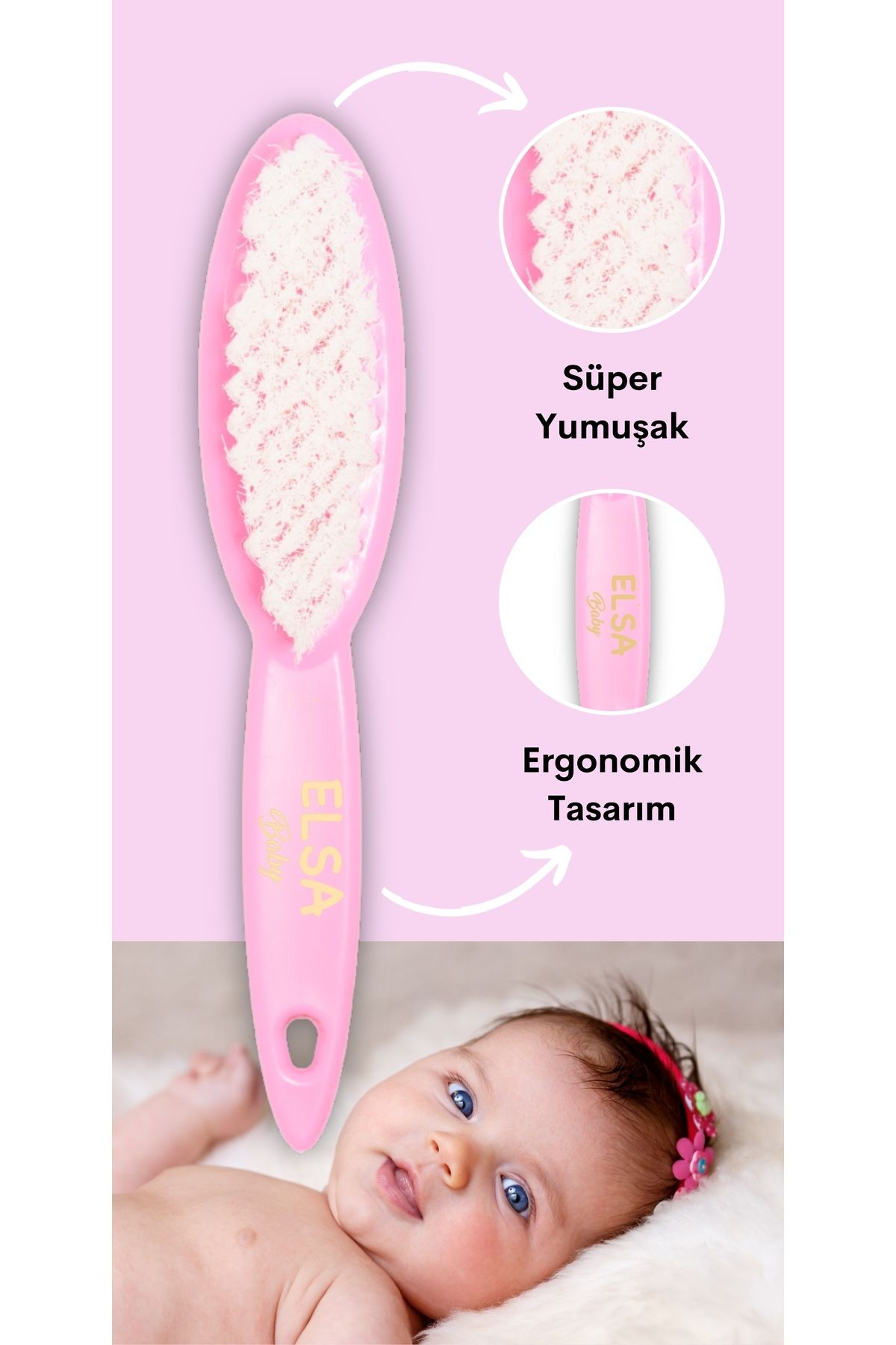 Professional Pembe Bebek Fırçası