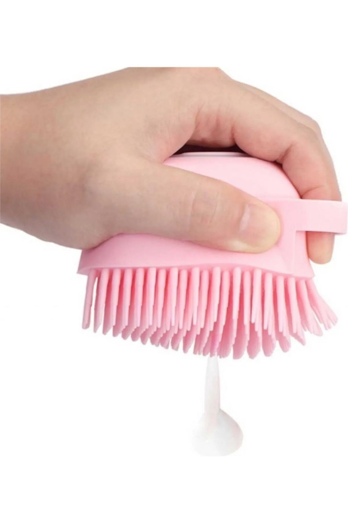 Professional Yumuşak Silikon Malzemeli Esnek Jel Hazneli Masaj Fon Etkili Banyo Vücut Temizleme