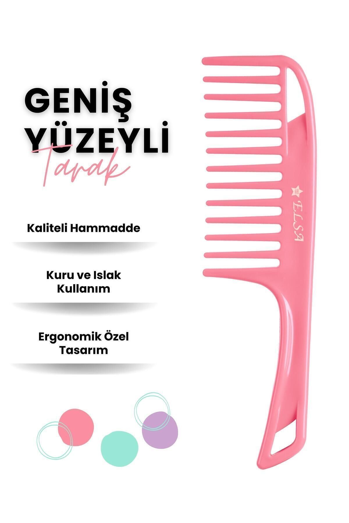 Professional 0345 Geniş Tarak 3X Krepe Tarak Hediyeli