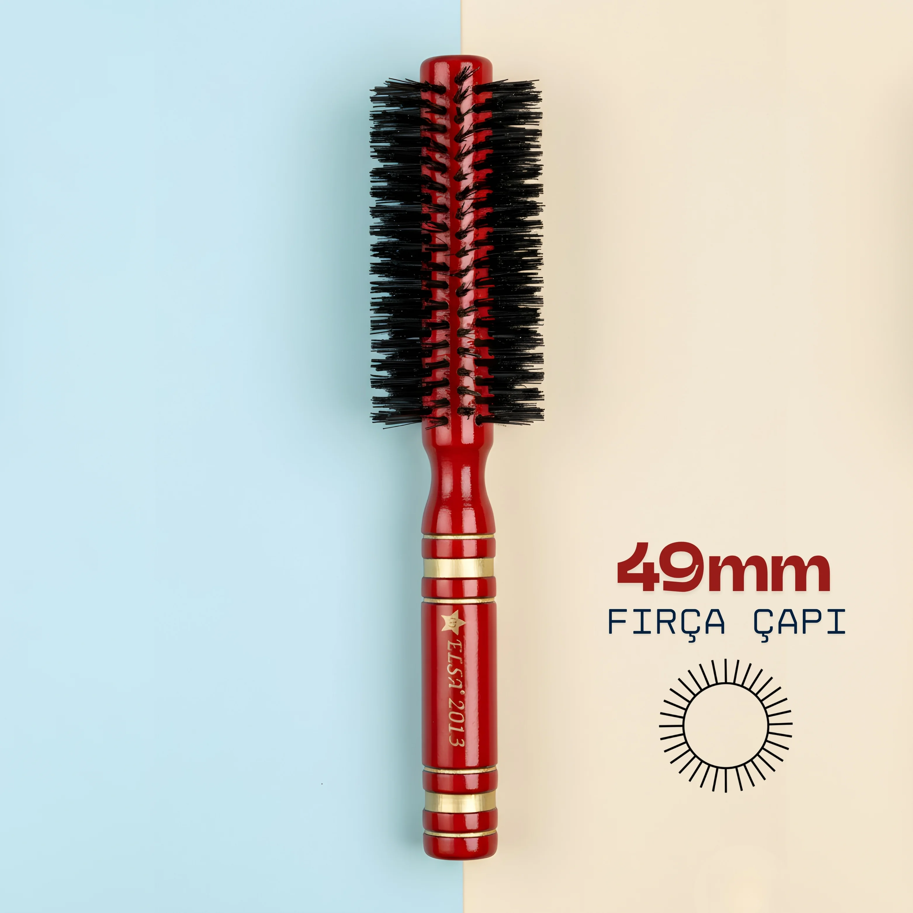 Professional 2013 Kırmızı Saç Fırçası