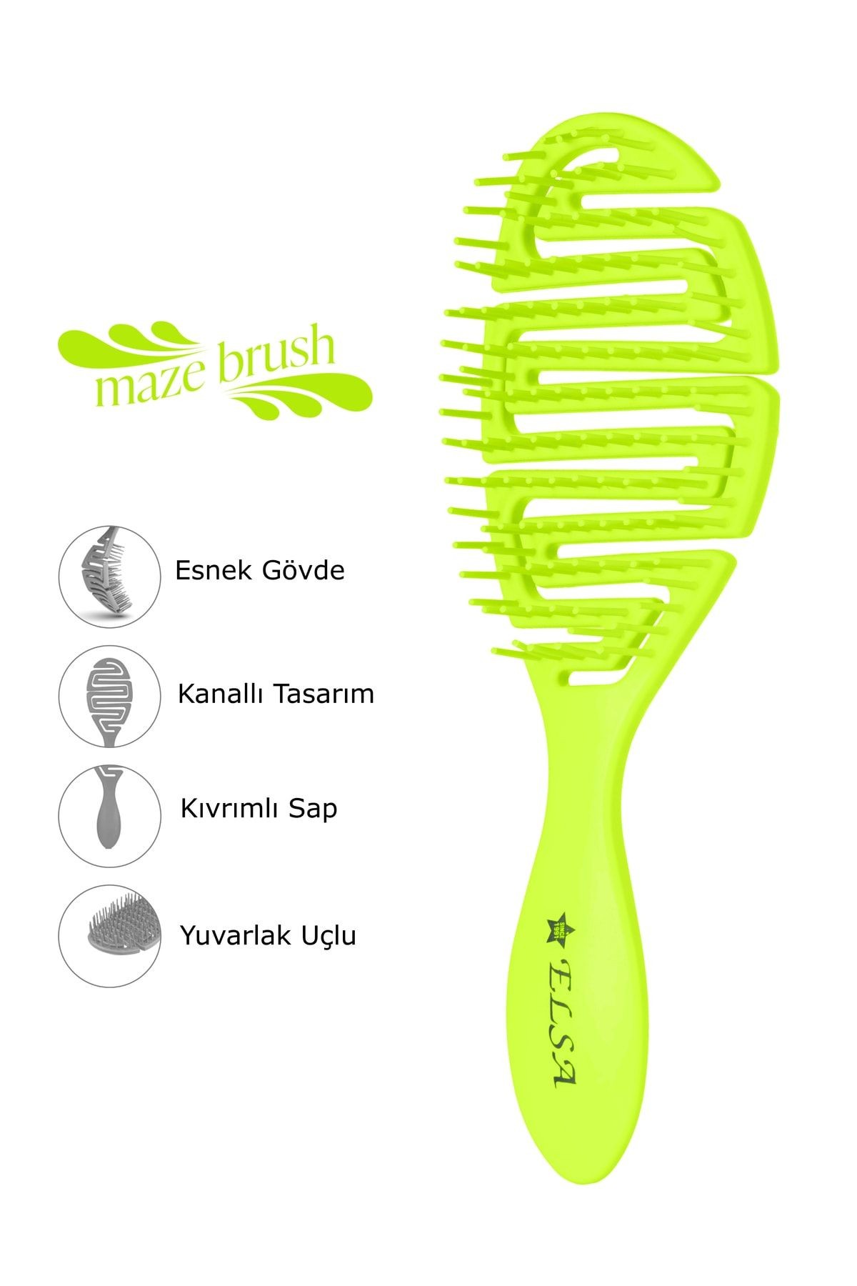 Professional Üç Boyutlu Maze Saç Fırçası