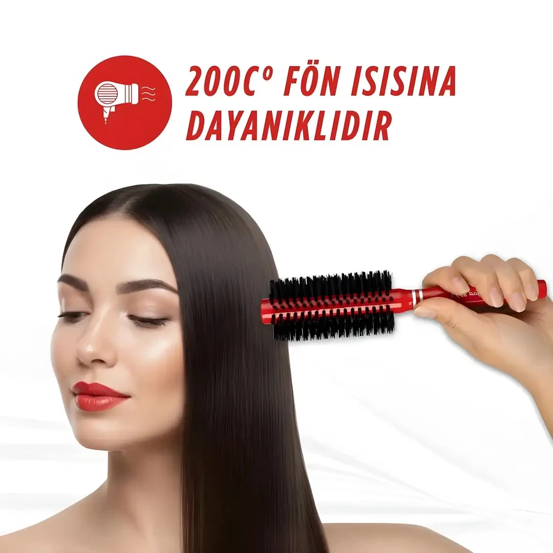 Professional 261 Kırmızı Saç Fırçası