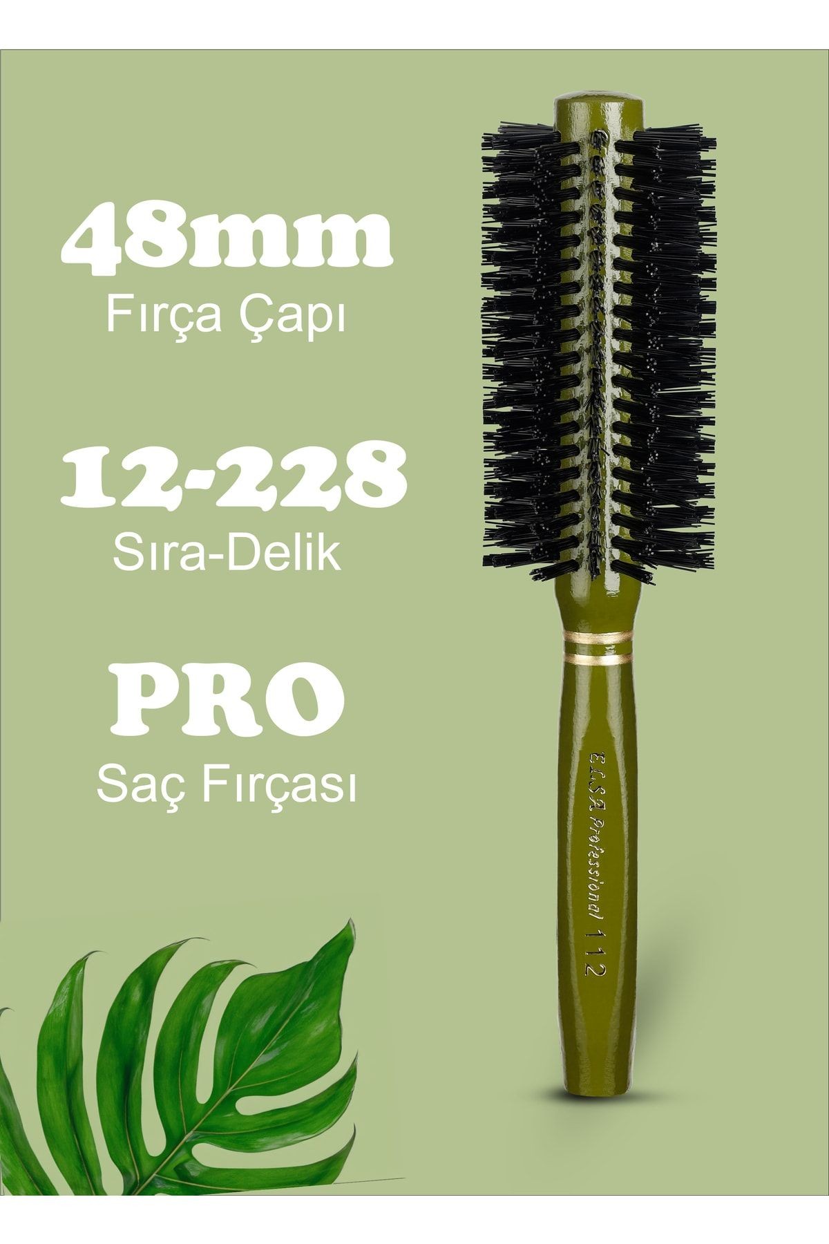 Professional 112 Yeşil Saç Fırçası