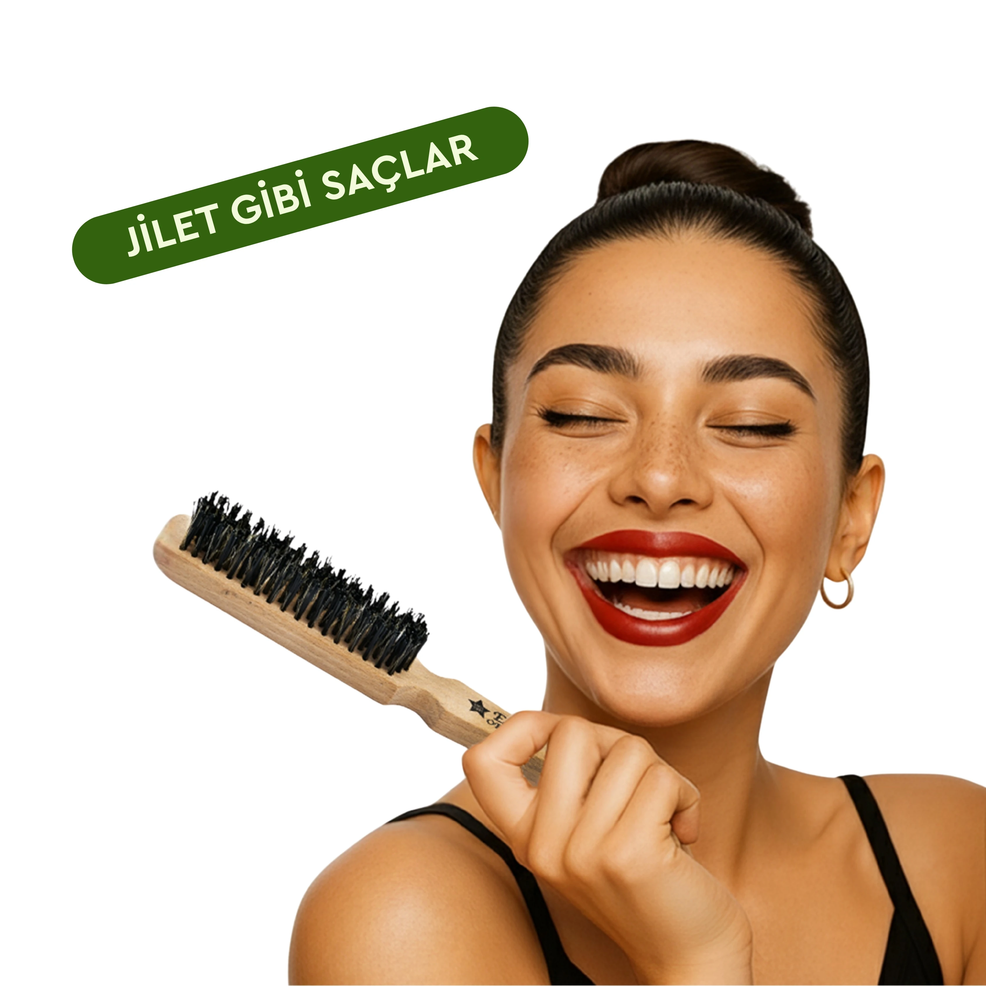 131 Organik Topuz Fırçası