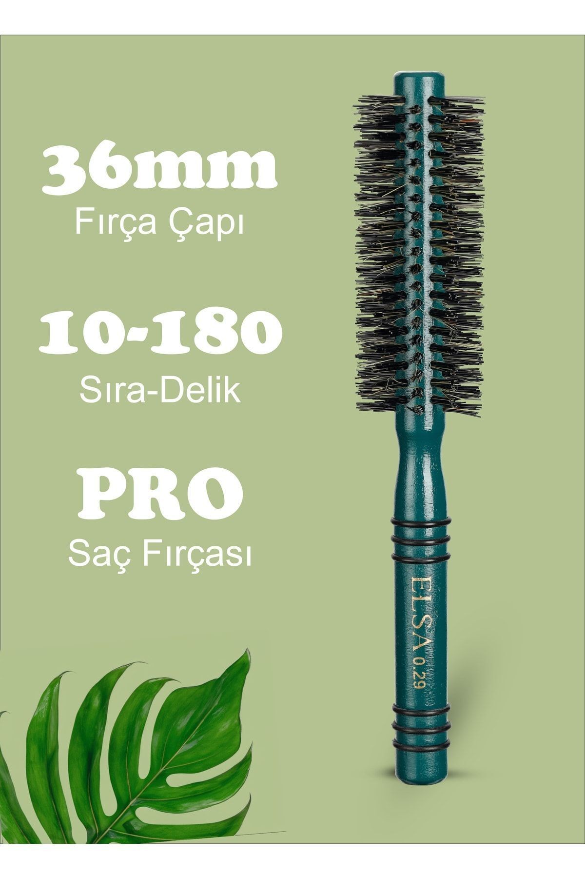 Professional 0.29 Yeşil Saç Fırçası