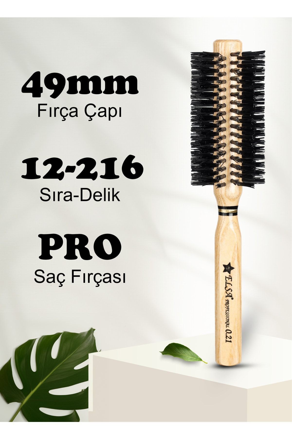Professional 0.21 Natürel Saç Fırçası