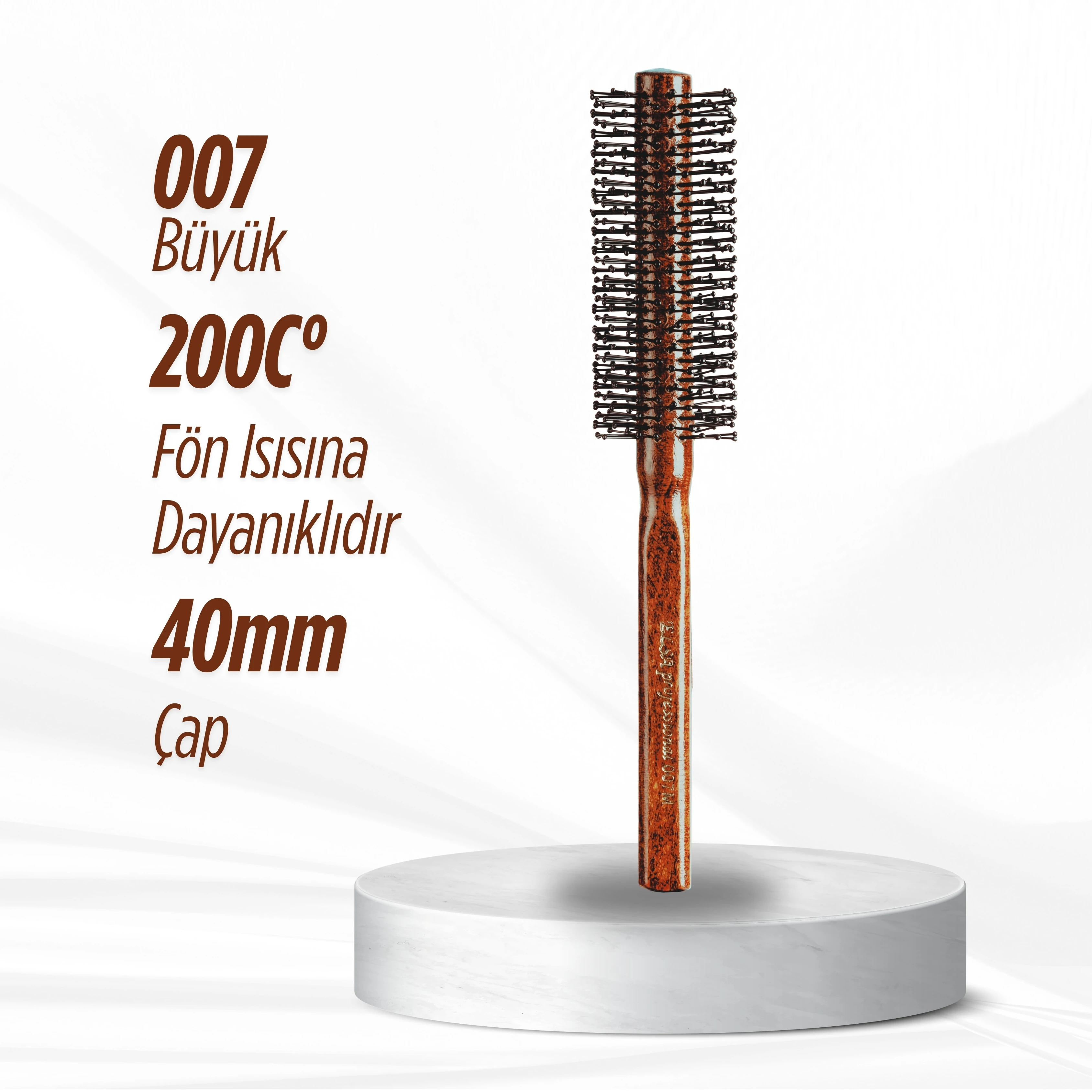 Professional 007 Büyük Erkek Saç Fırçası