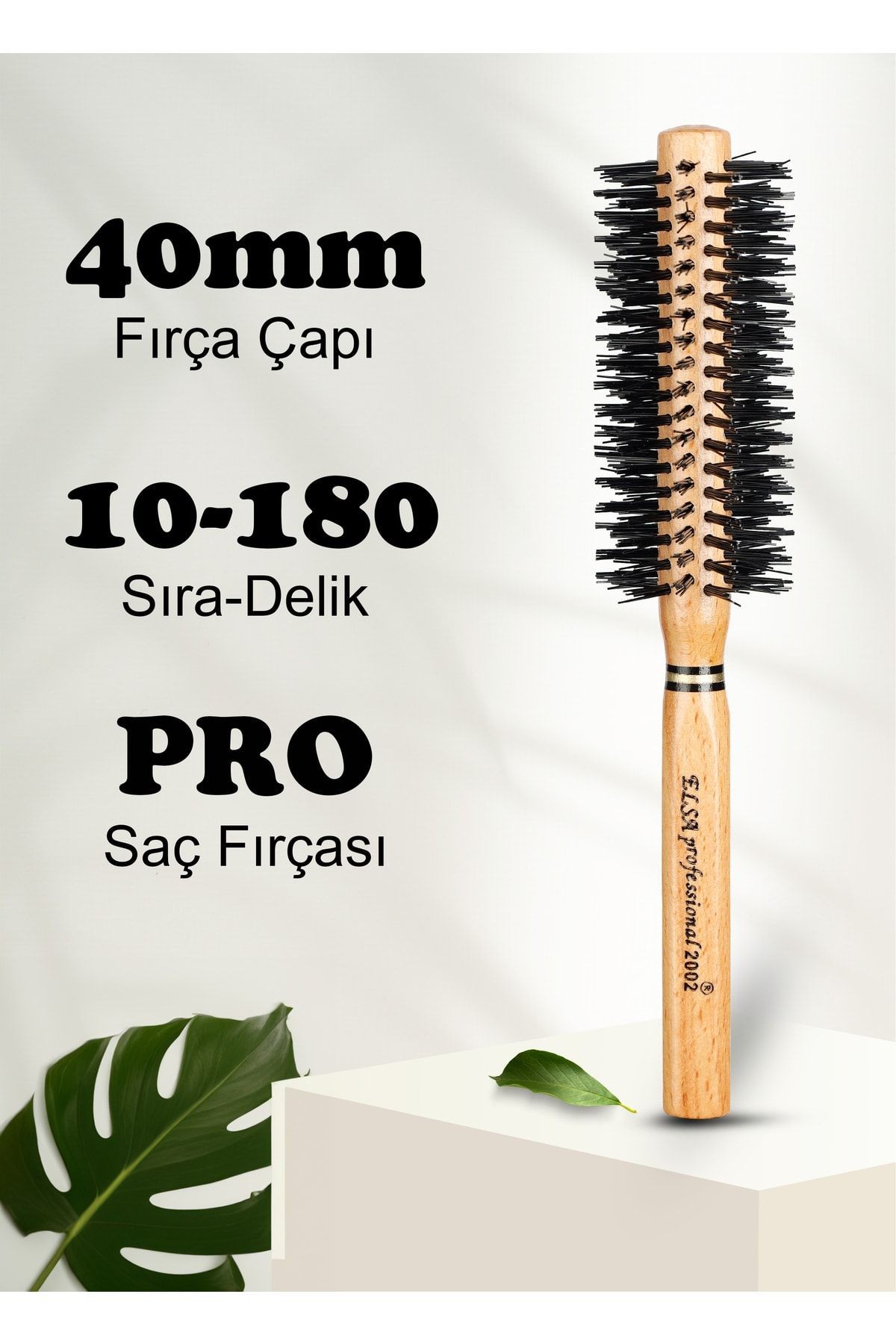 Elsa Professional 2002 Sert Saç Fırçası