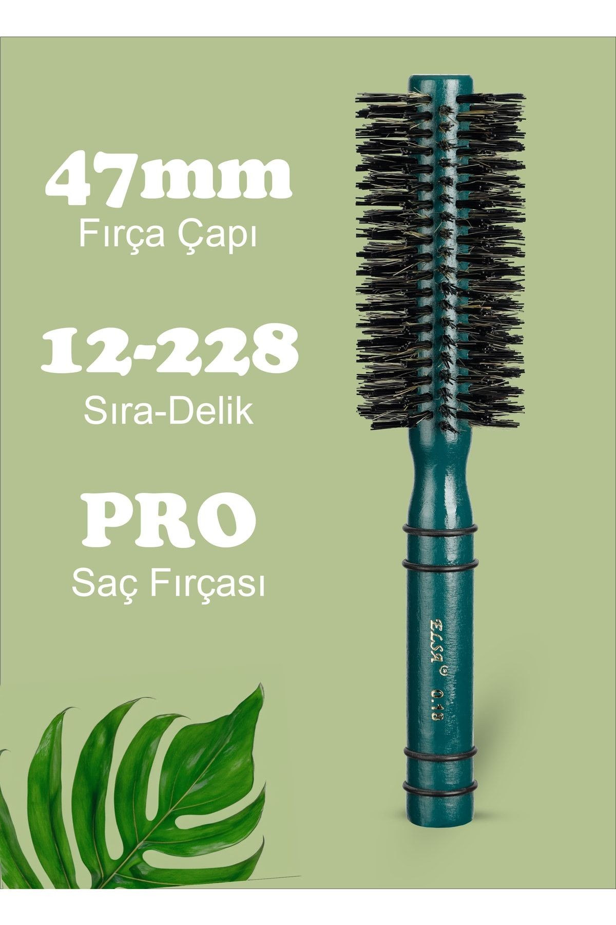Professional 0.18 Yeşil Saç Fırçası