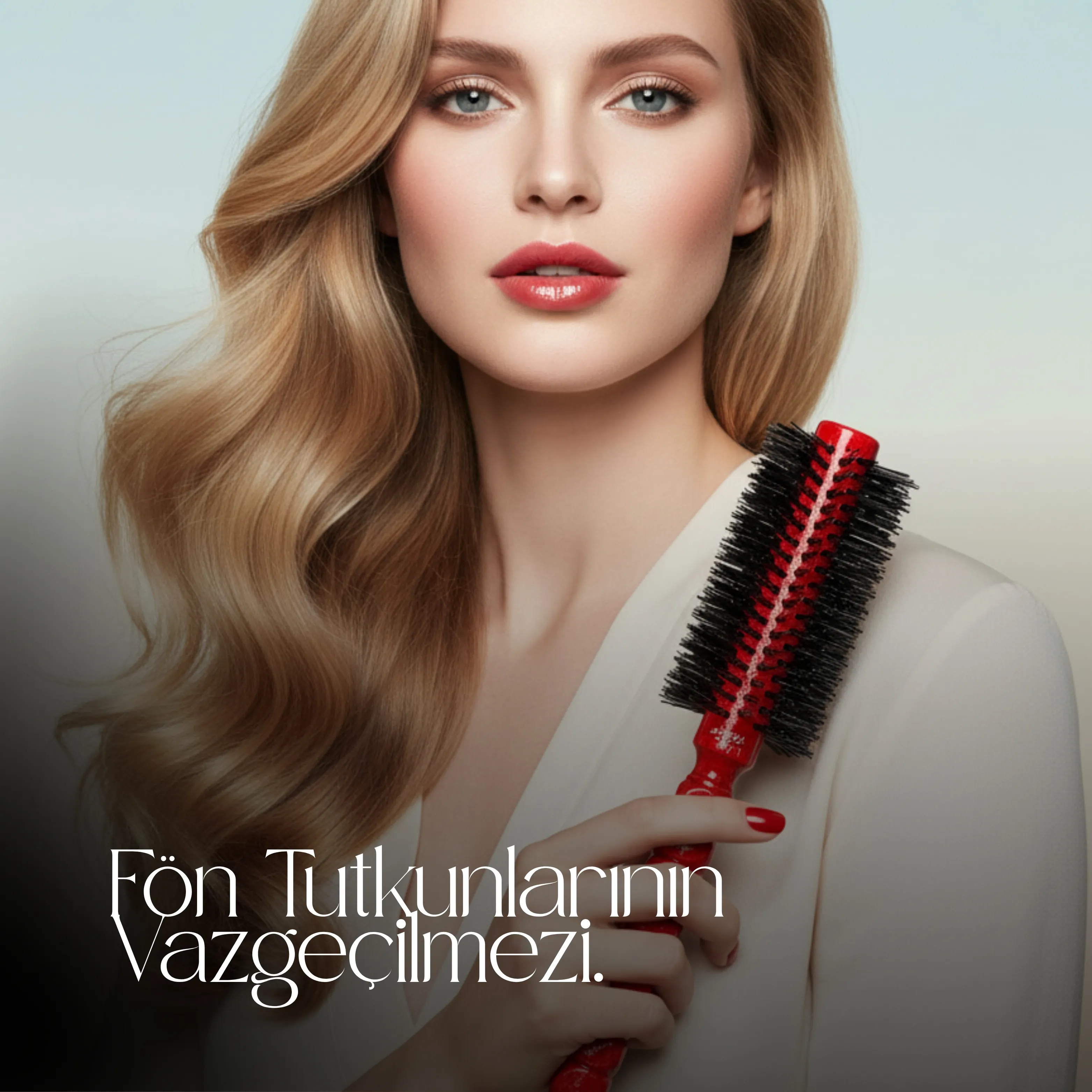 Professional 2011 Kırmızı Saç Fırçası