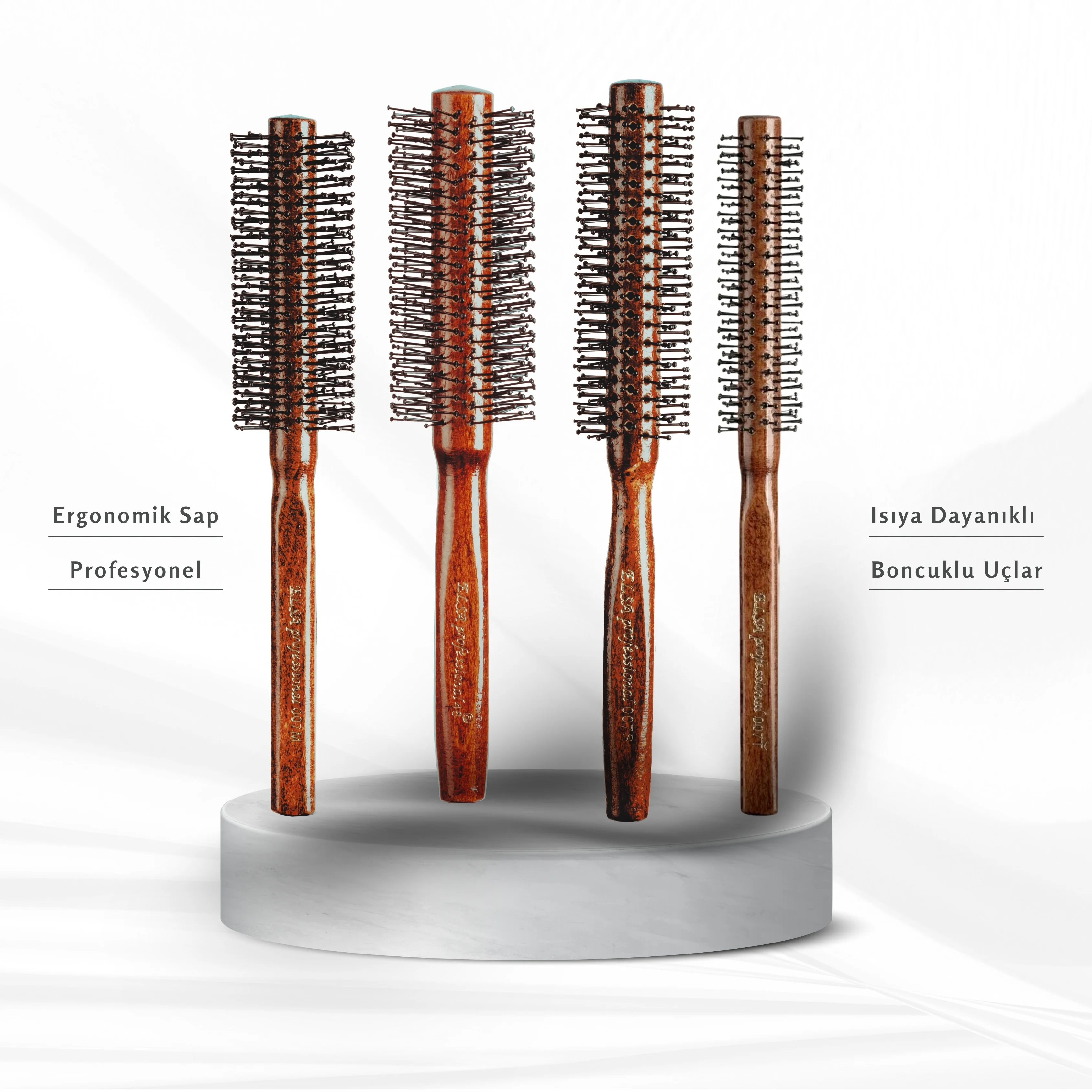 4X Erkek Saç Fırçası