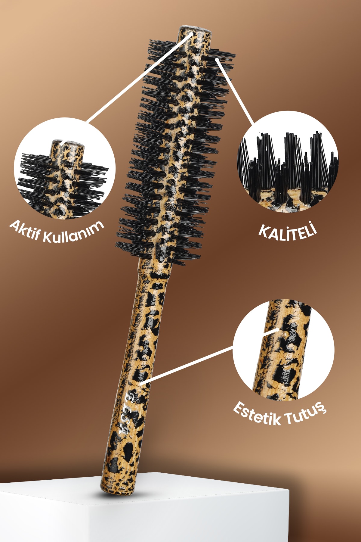 Professional Heat Resistant Blow Dry Brush Isıya Dayanıklı Fön Fırçası