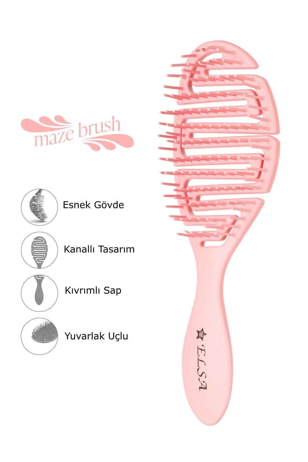 Professional Üç Boyutlu Maze Saç Fırçası