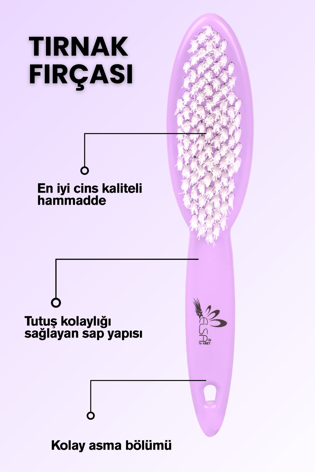 Professional Tırnak ve Çok Amaçlı Temizlik Fırçası Ayakkabı, Protez ve Ev Temizliği