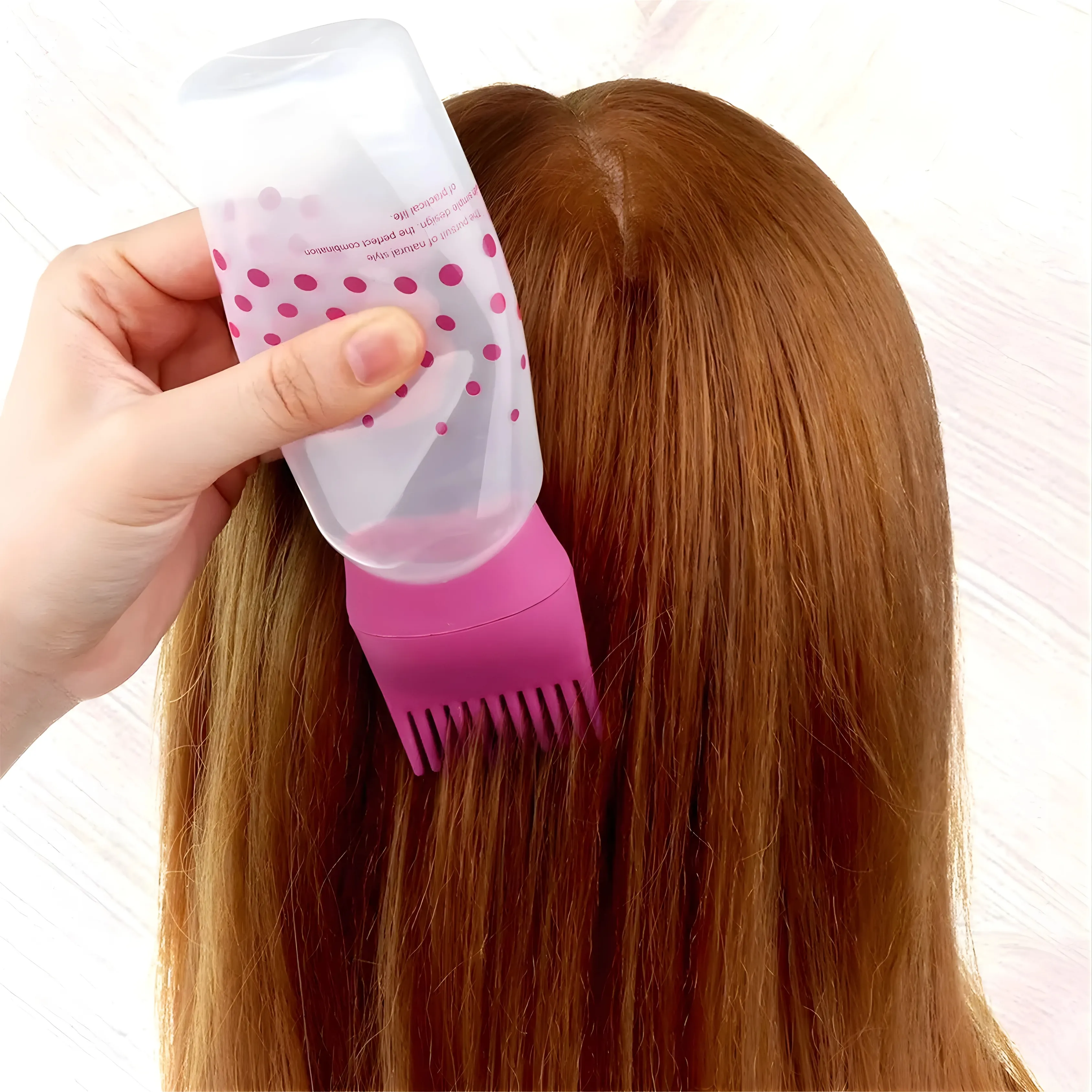 Taraklı Saç Boyama Şişesi Saç Boyama Tarağı Saç Bakım Tarağı Saç Bakım Yağı Aplikatörü