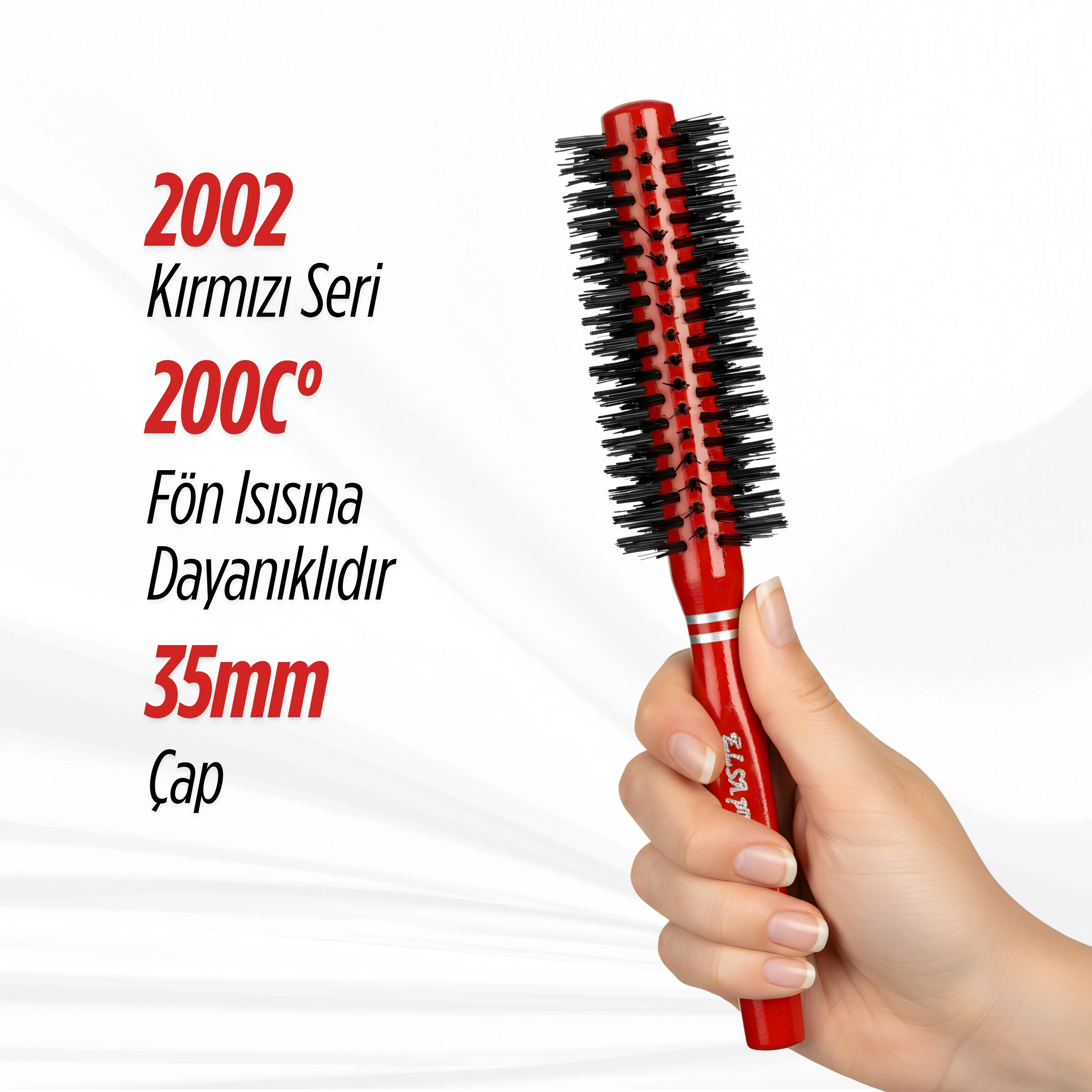 Professional 291 Kırmızı Saç Fırçası