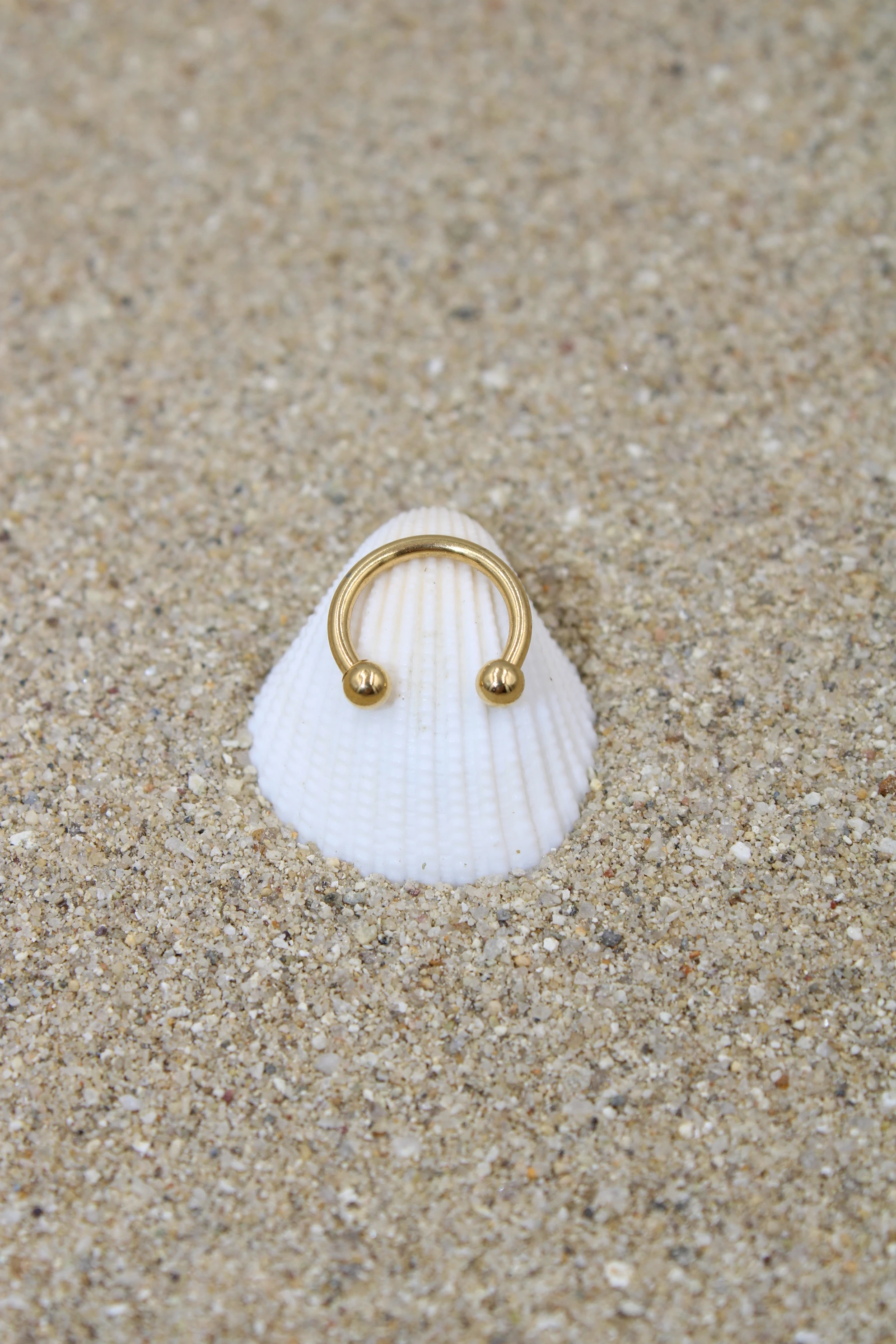 Çelik Piercing Halka Top Çap 2,50 mm - Gold