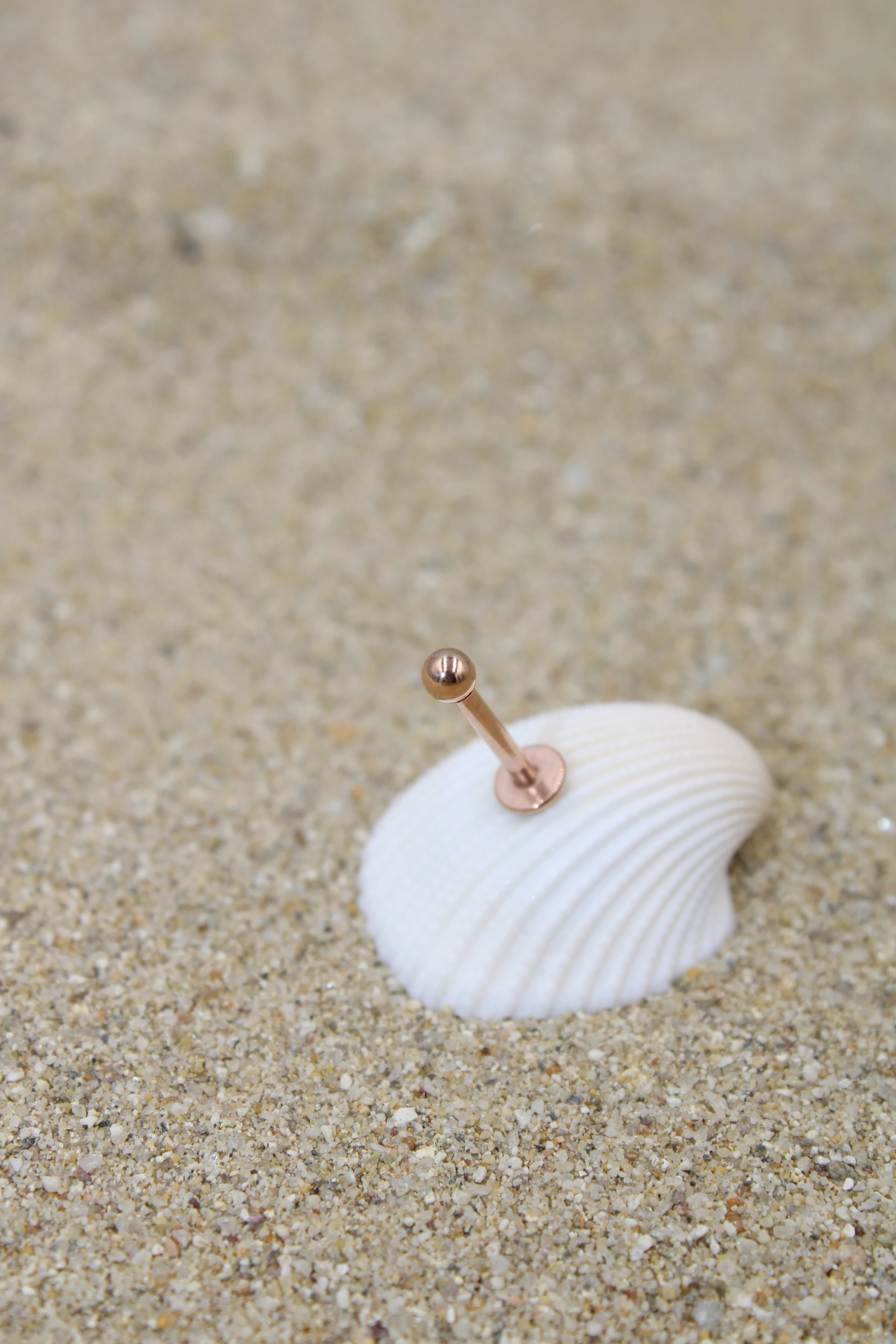 Çelik Piercing Top Çap 2,50 mm - Rose