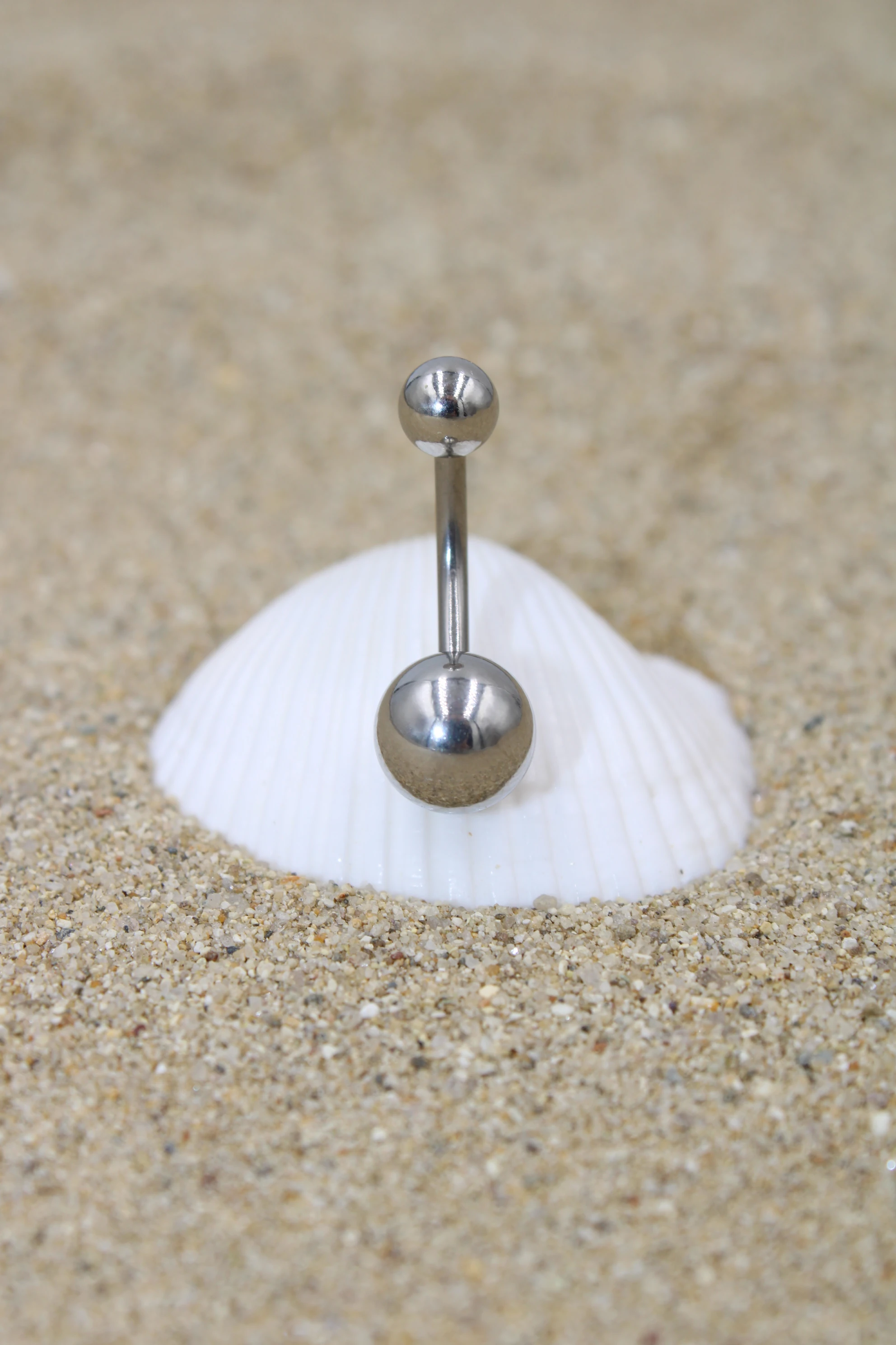 Çelik Piercing Göbek - Silver