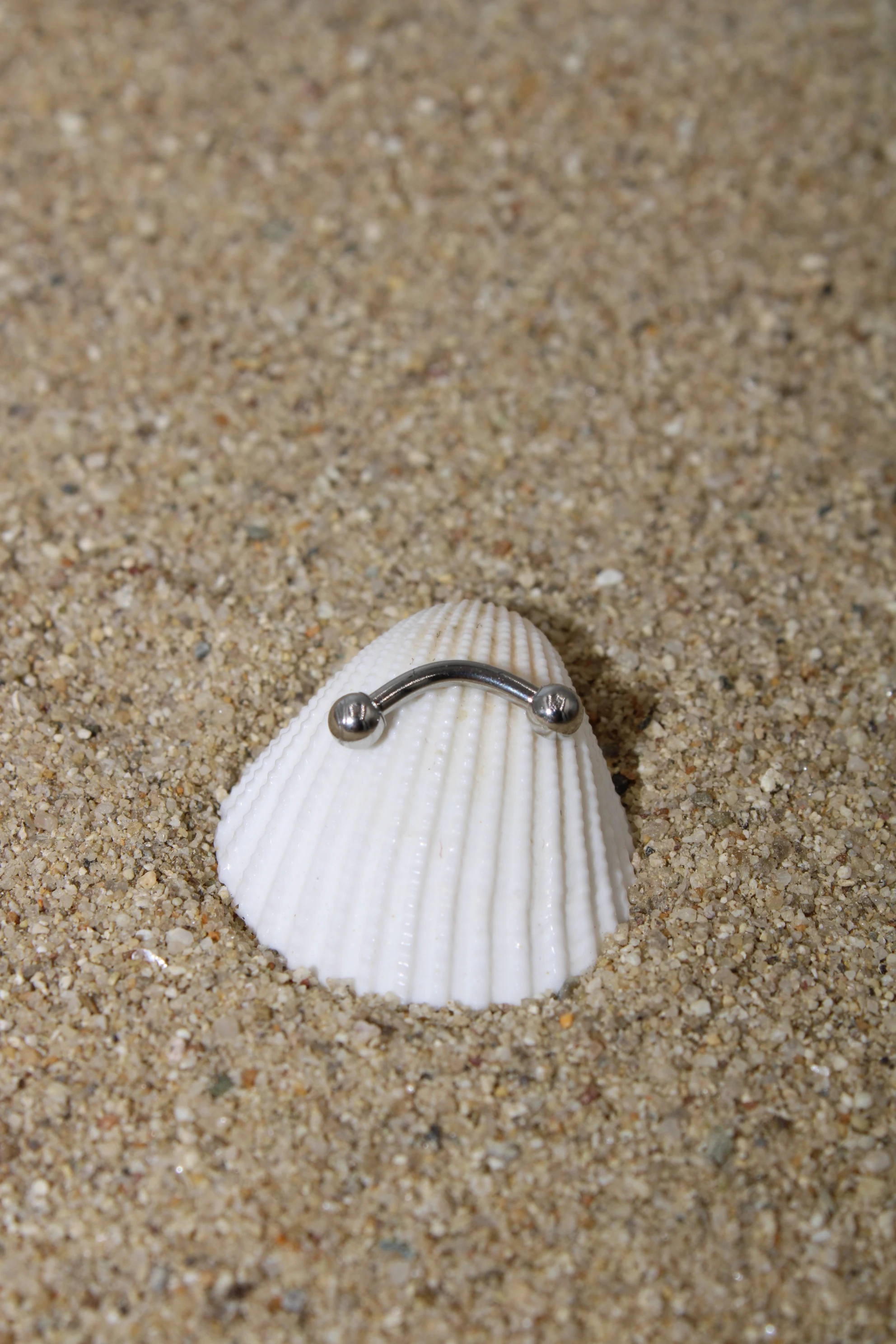 Çelik Kaş Piercing Top Çap 2,50 mm - Silver