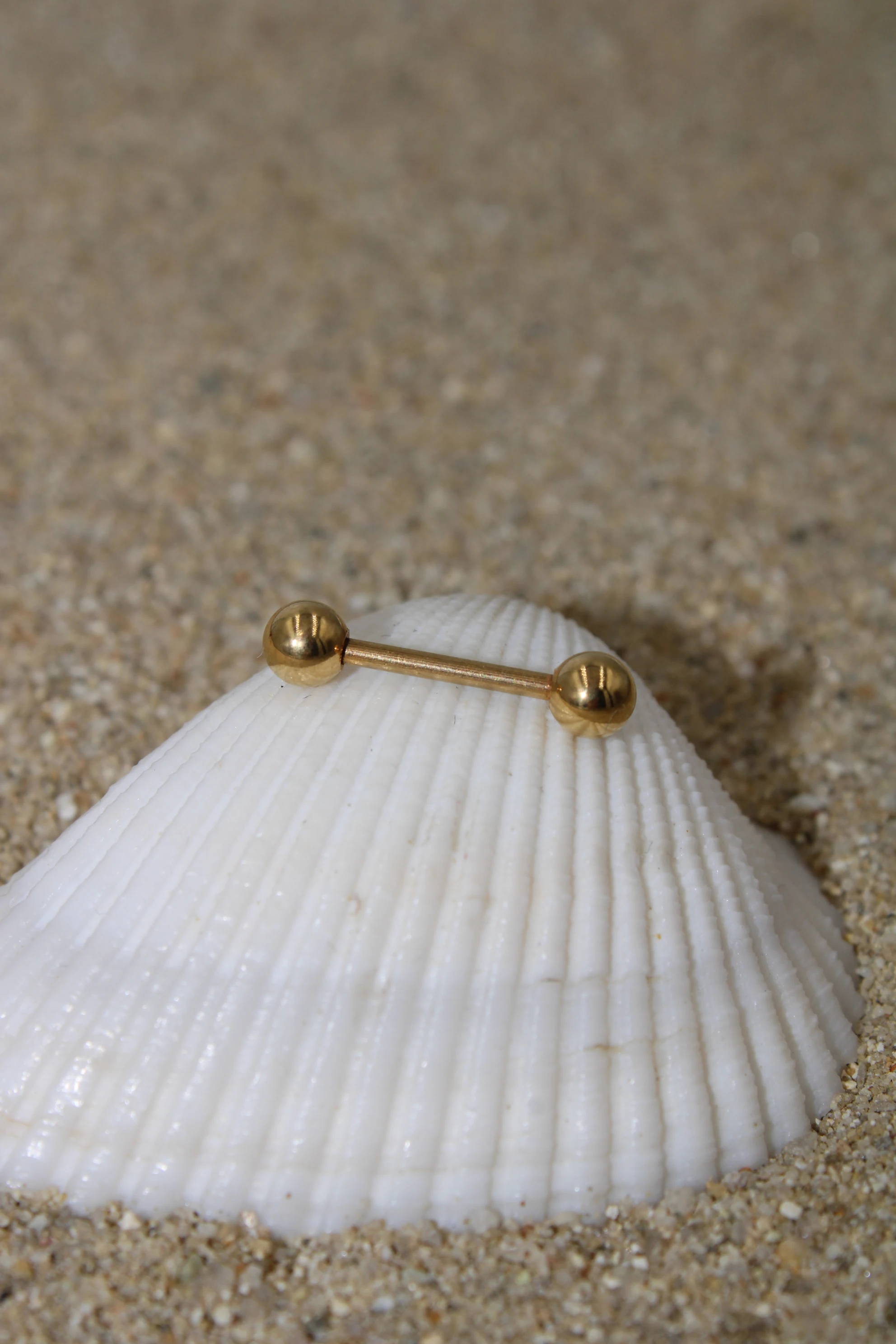 Çelik Piercing - Gold