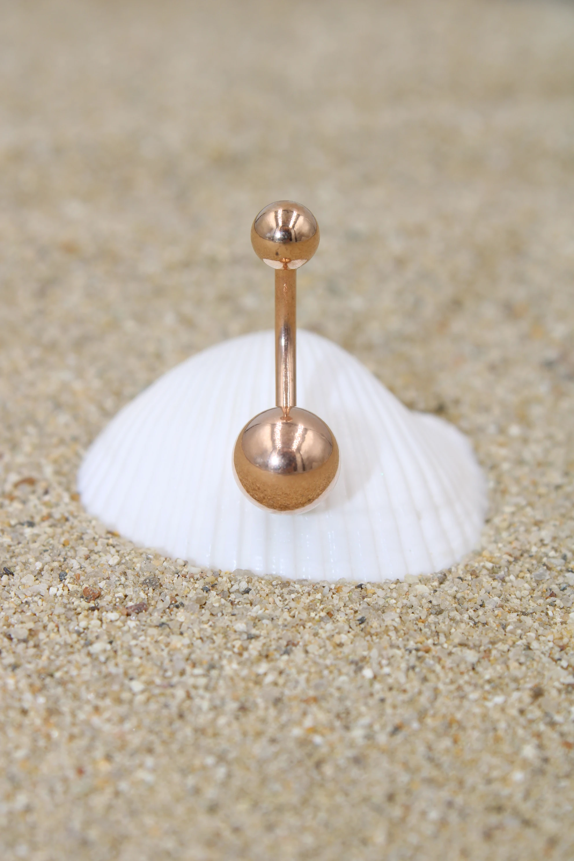 Çelik Piercing Göbek - Rose