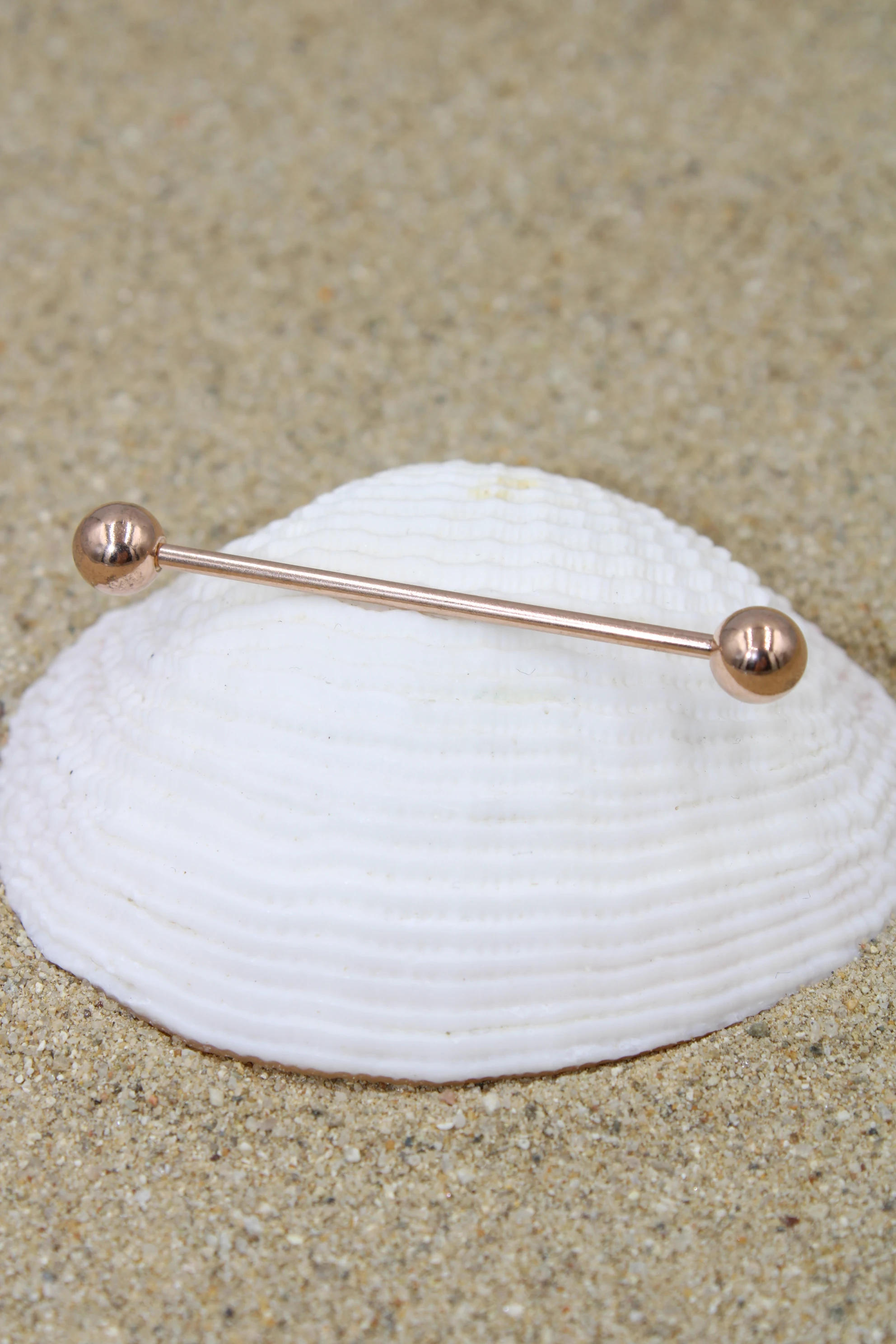 Çelik Piercing Köprü Industrial - Rose