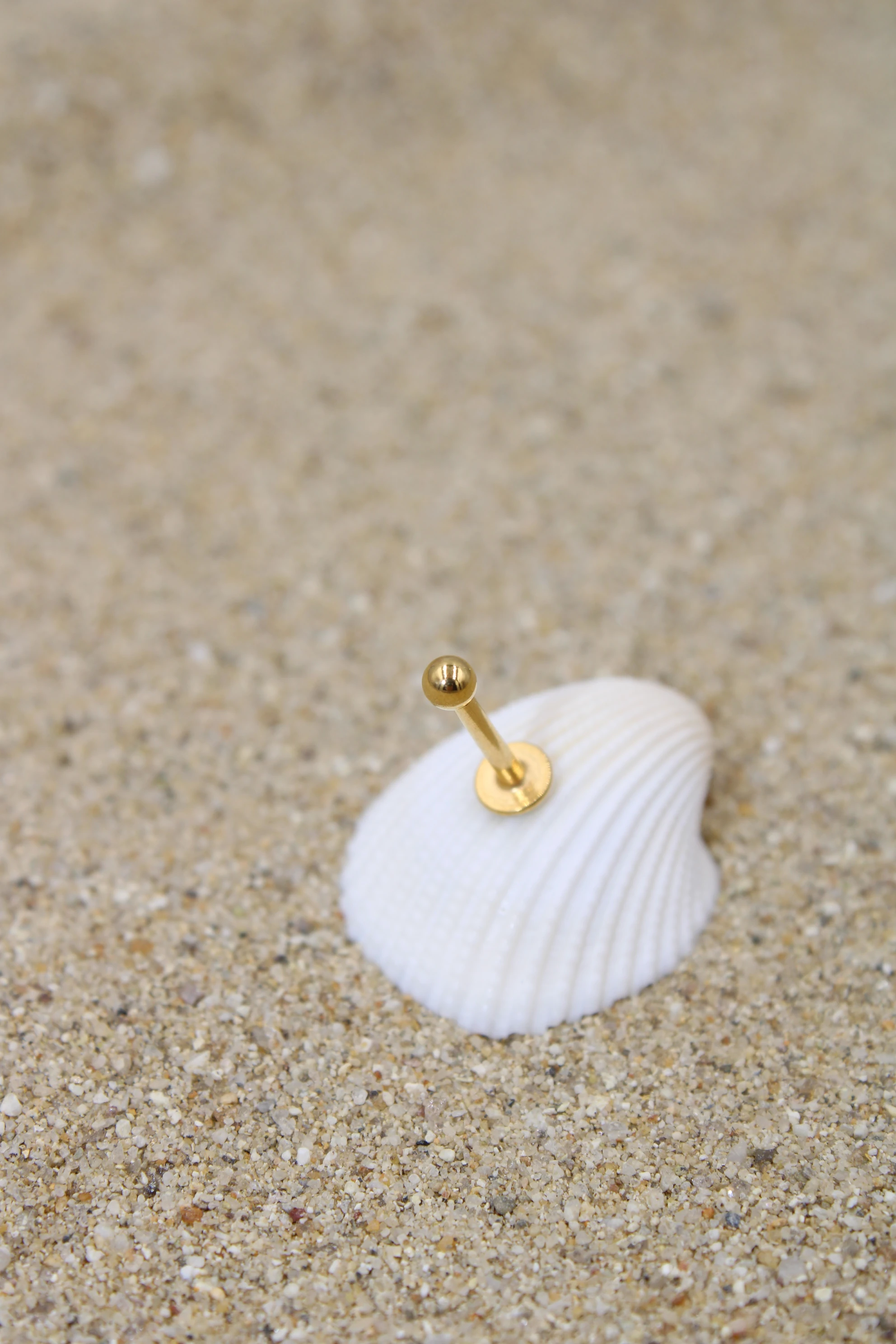 Çelik Piercing Top Çap 2,50 mm - Gold