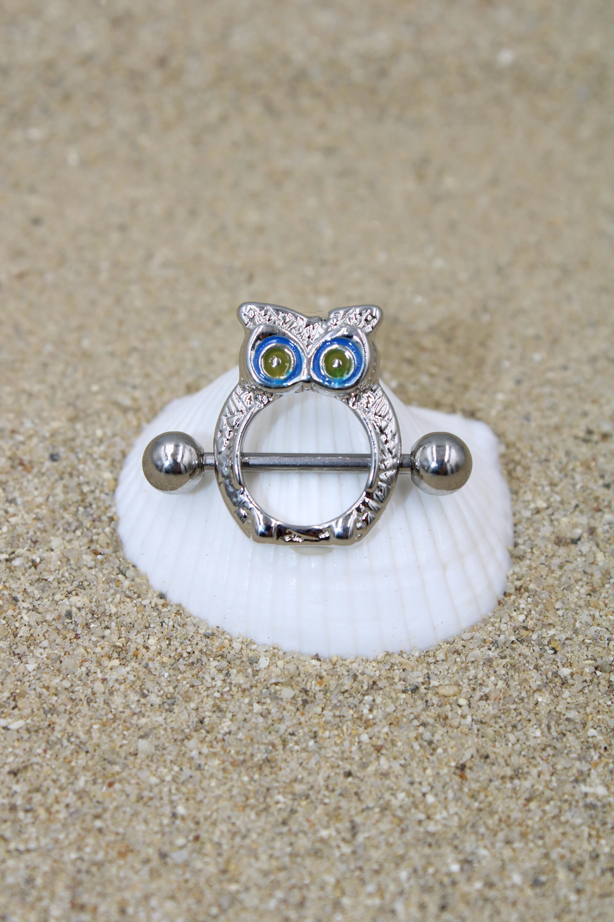 Çelik Piercing Nipple Meme Ucu - Silver