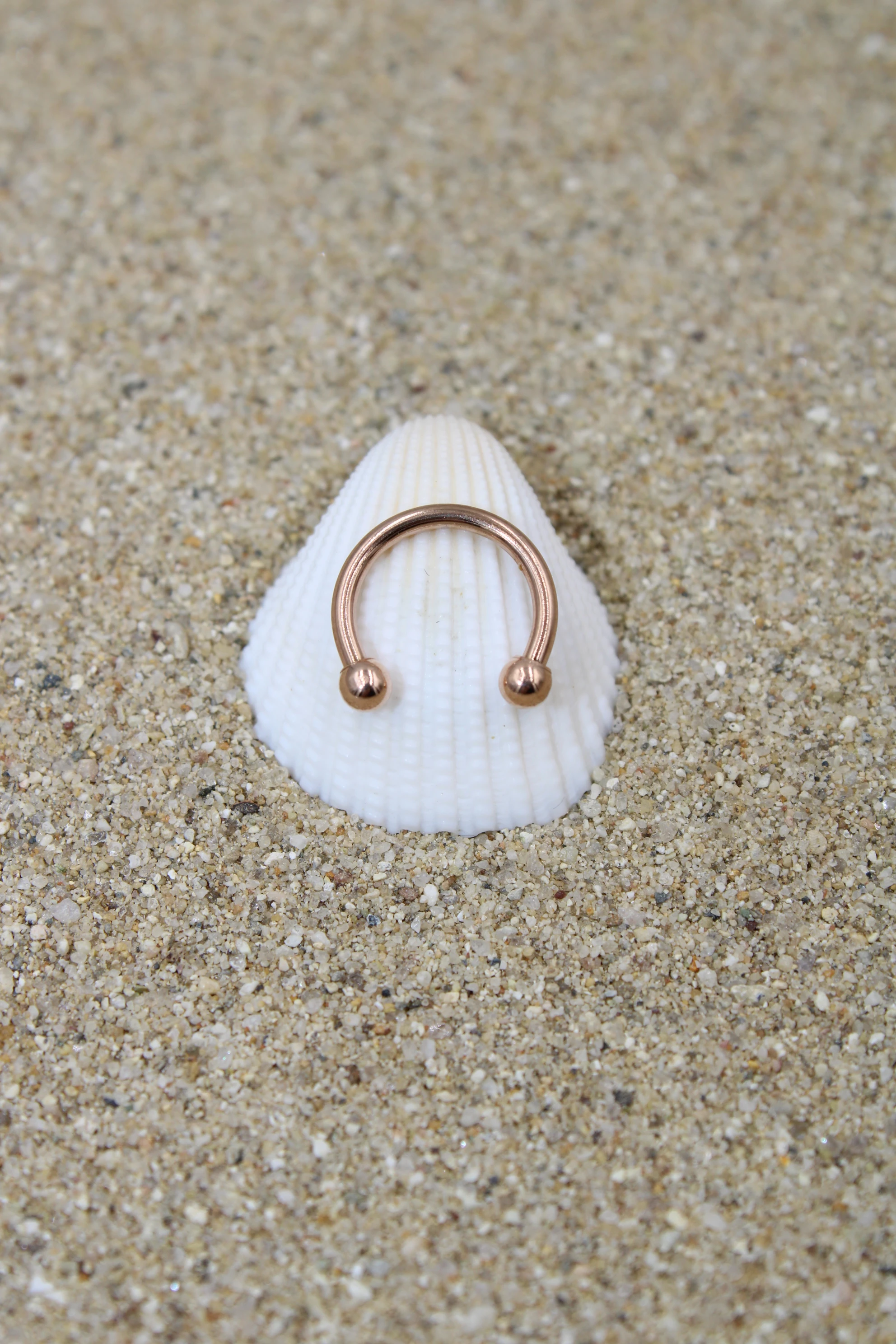 Çelik Piercing Halka Top Çap 2,50 mm - Rose