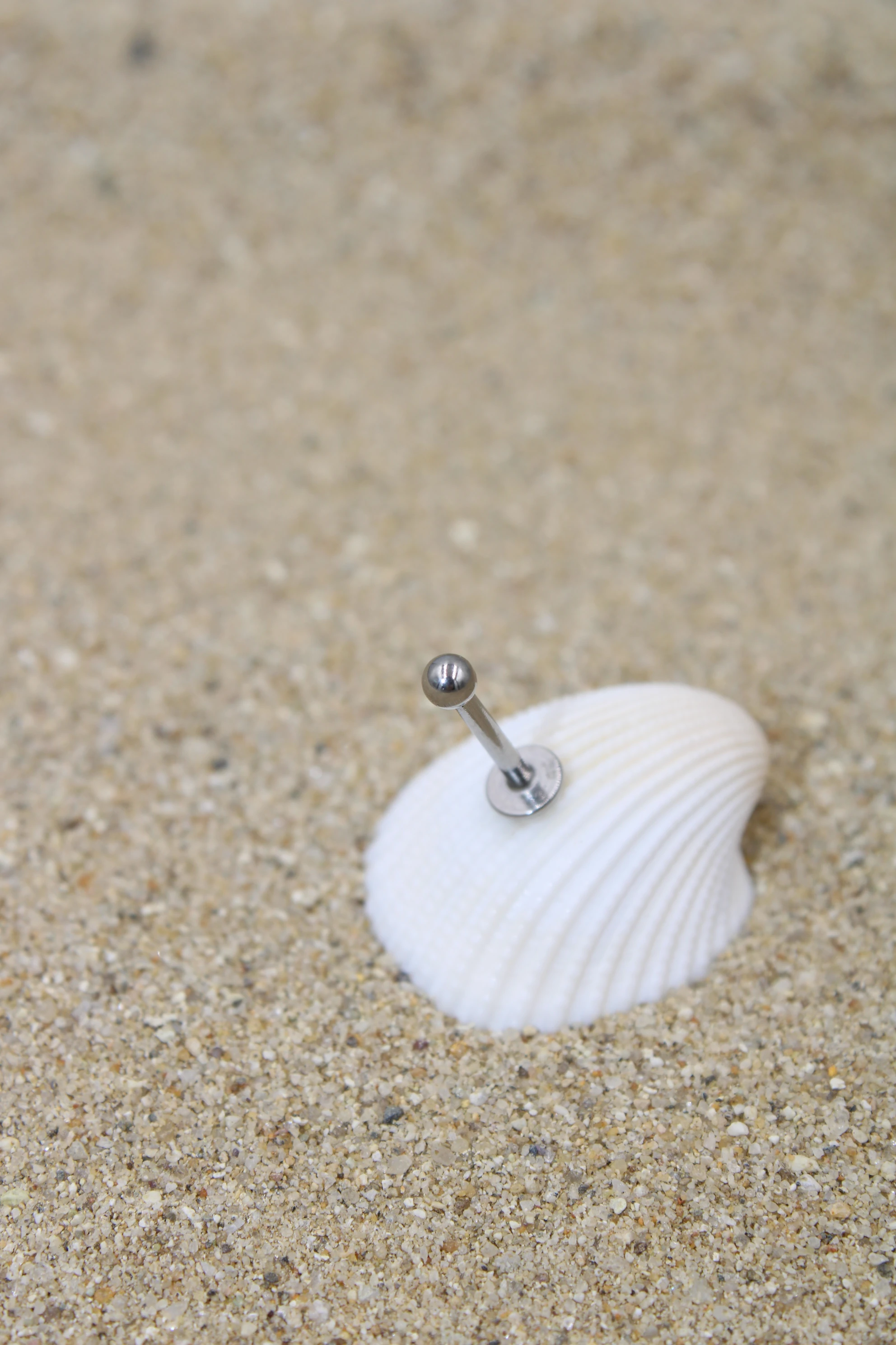 Çelik Piercing Top Çap 2,50 mm - Silver