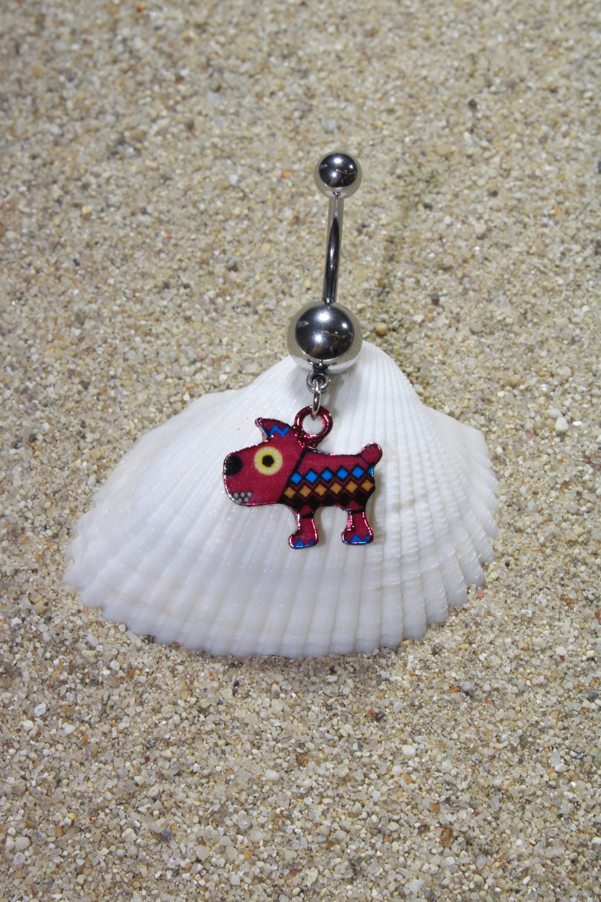 Çelik Piercing Göbek - Silver