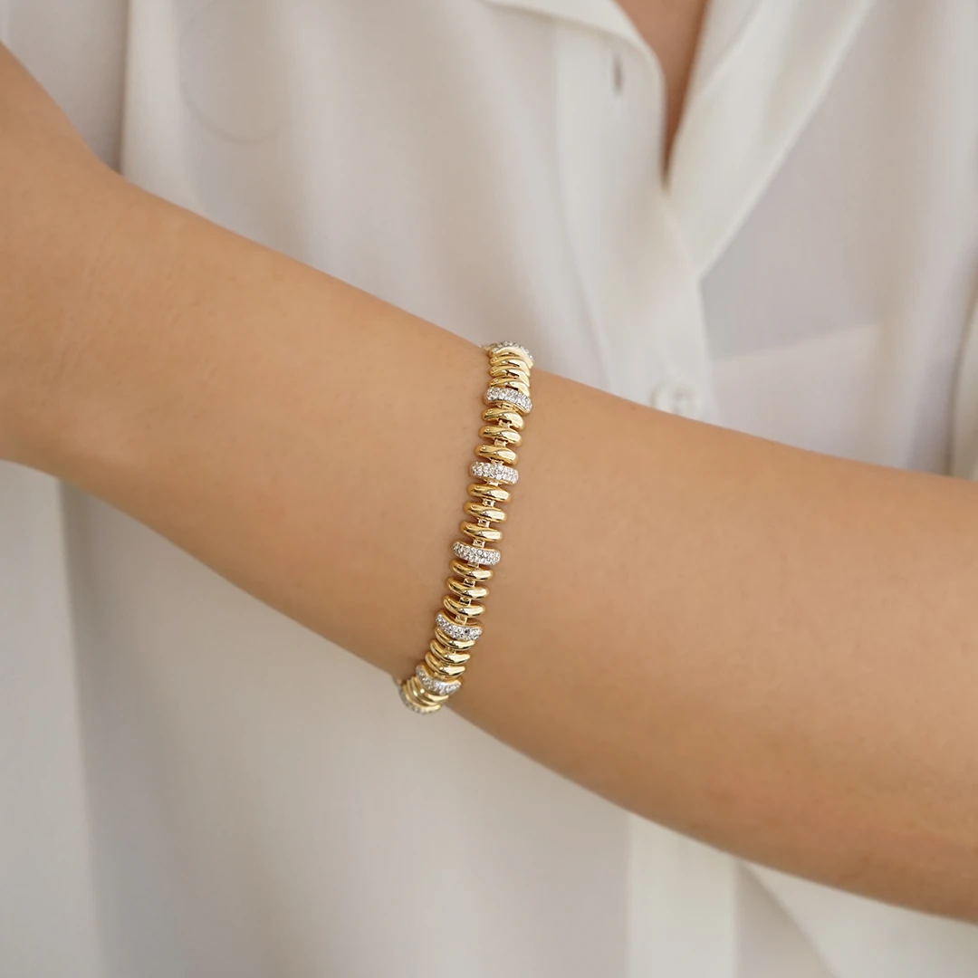 Pixel Altın Bileklik