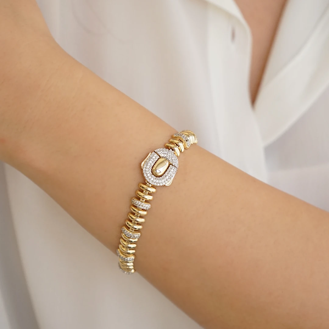 Pixel Altın Bileklik