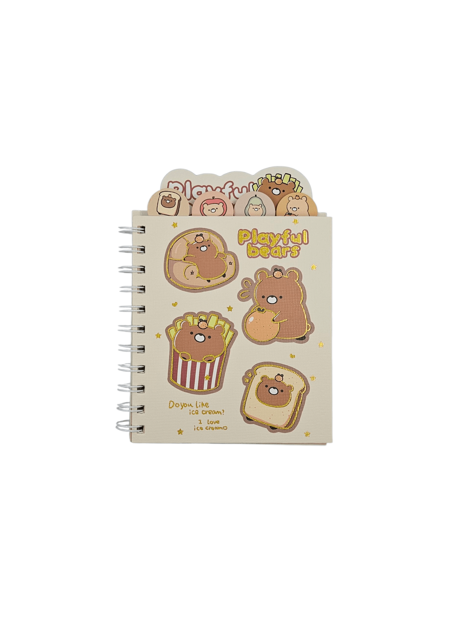 Capybara bölmeli defter