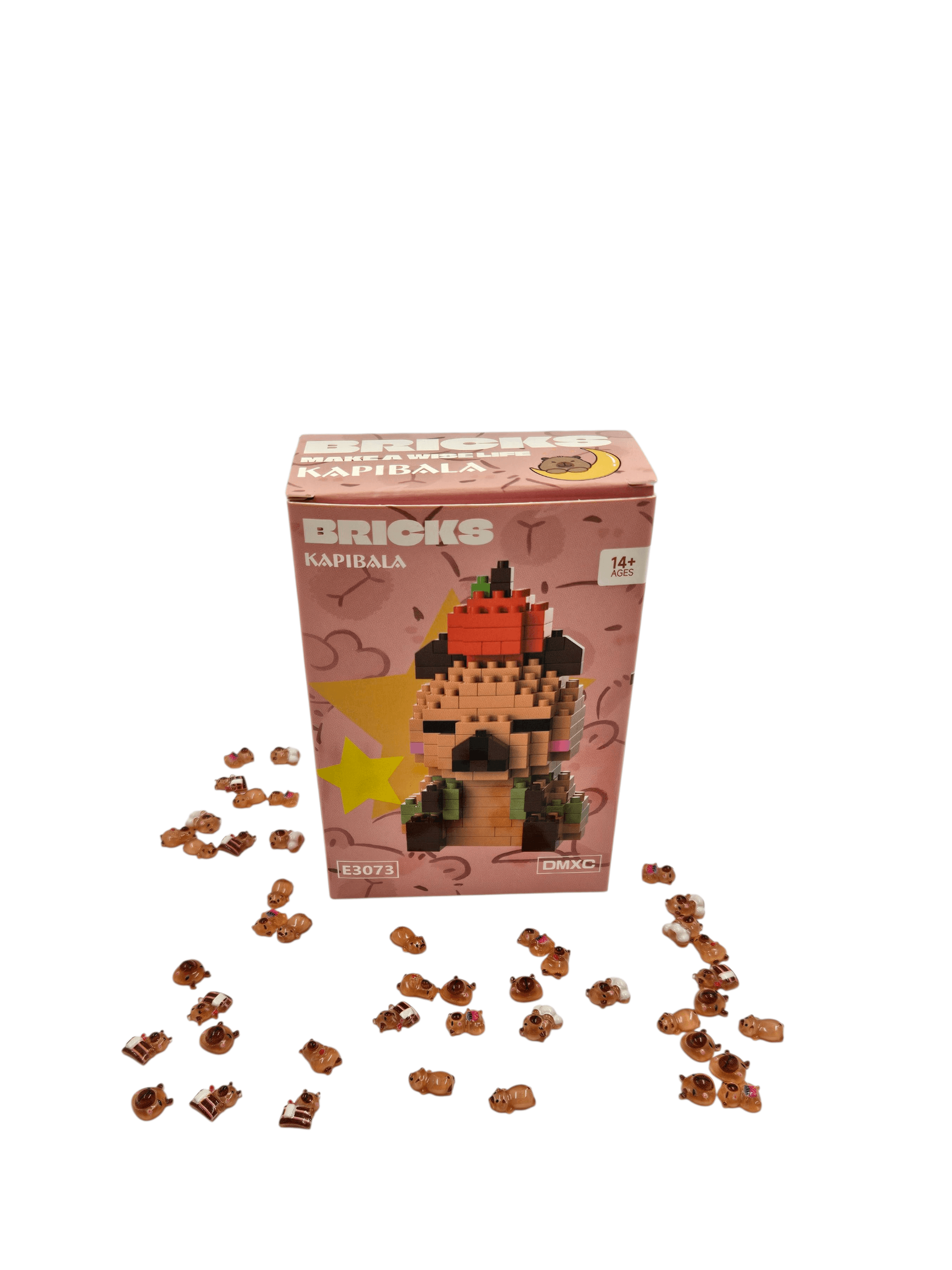 Karakterli mini yapı bloğu figürleri