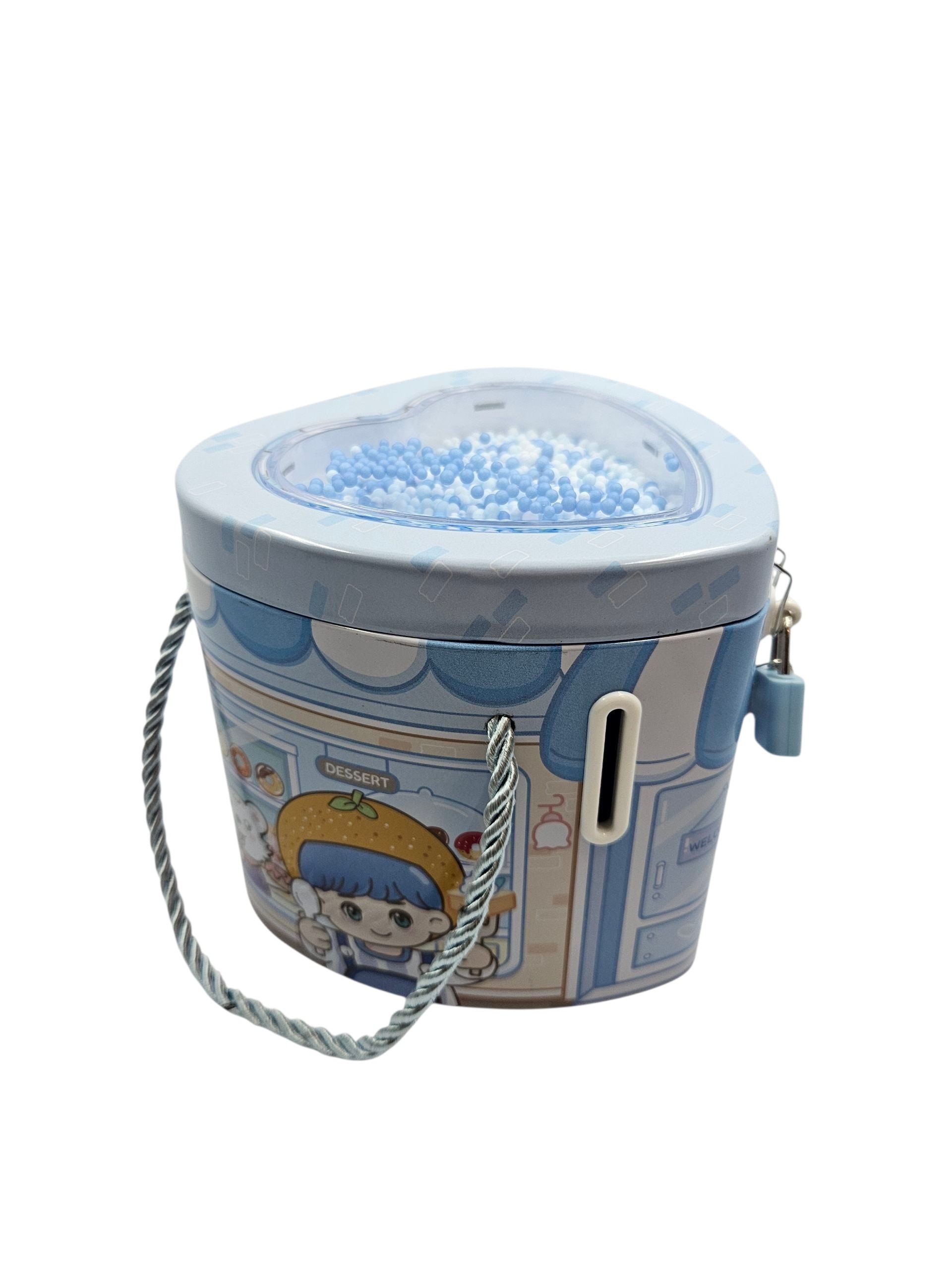 Kalp kilitli kumbara