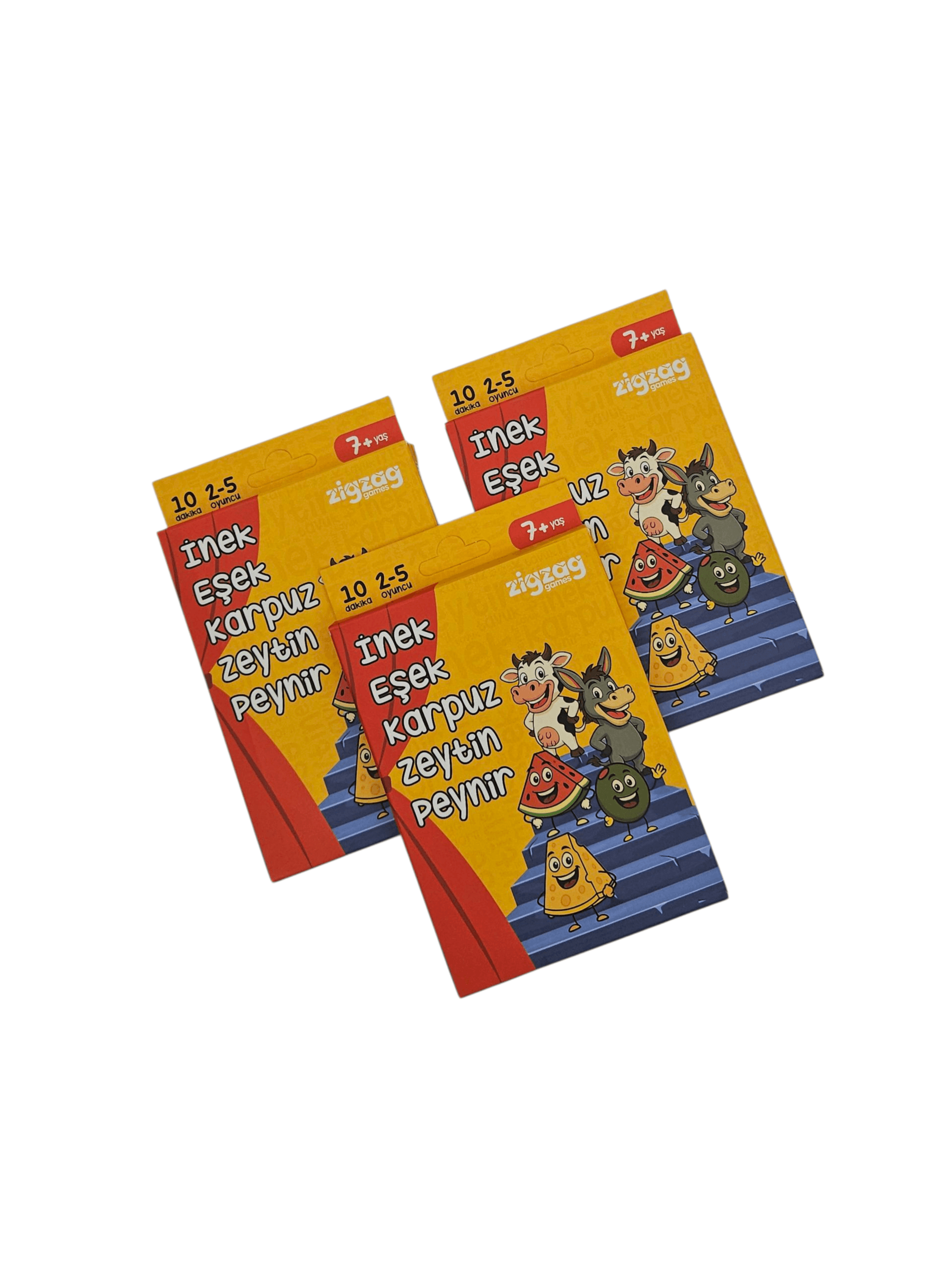 İnek Eşek Karpuz Zeytin Peynir (ZİGZAG Oyun Kartları)