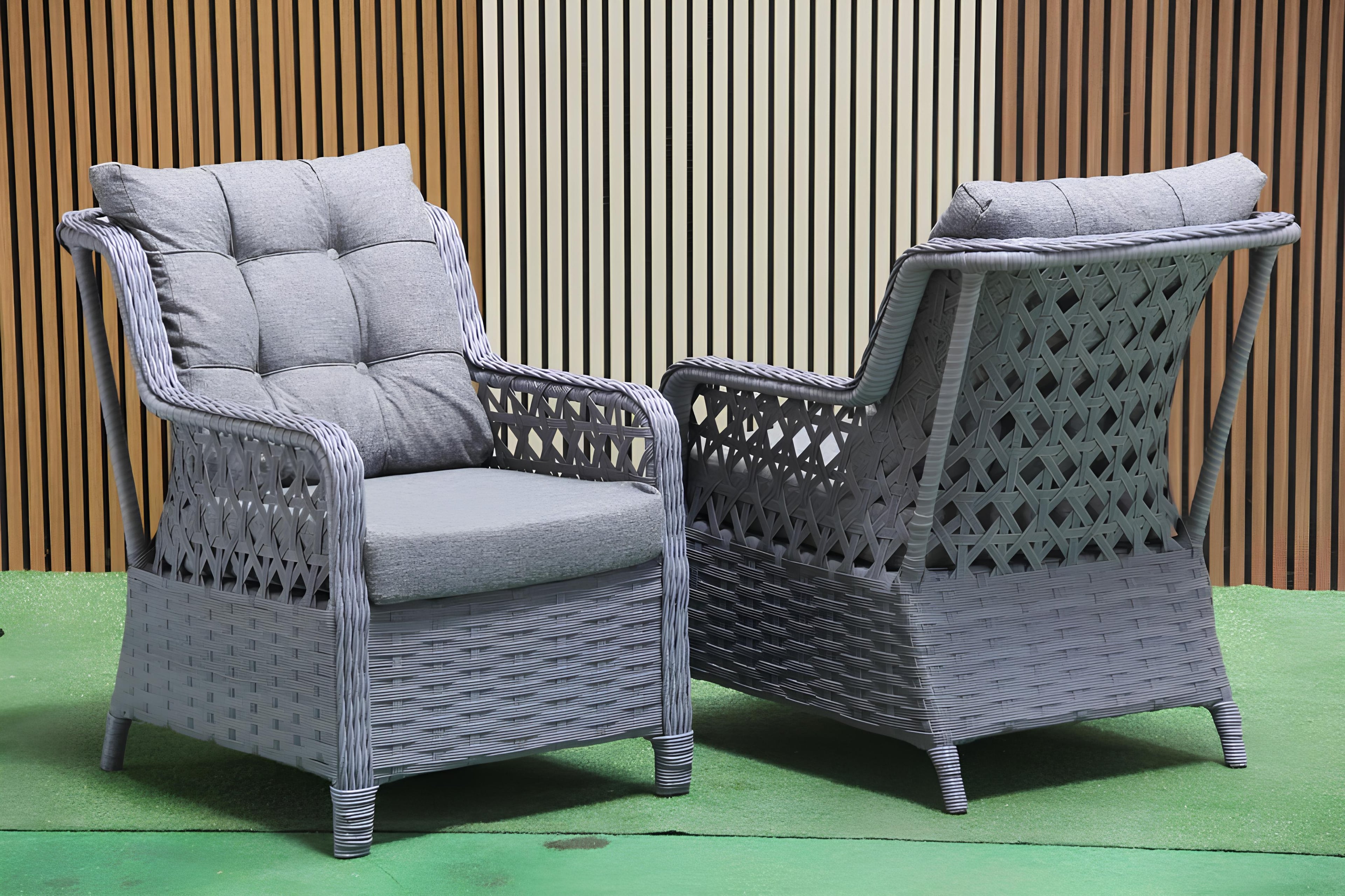 Kapadokya Rattan Bahçe Mobilyası Bahçe Takımı Oturma Grubu 7 Kişilik (Galvaniz İskelet)