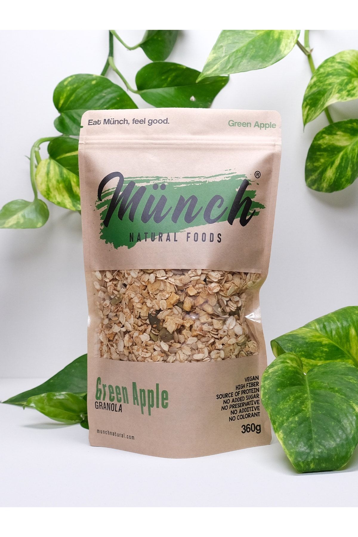 Yeşil Elmalı 1 Adet 360gr Green  Granola